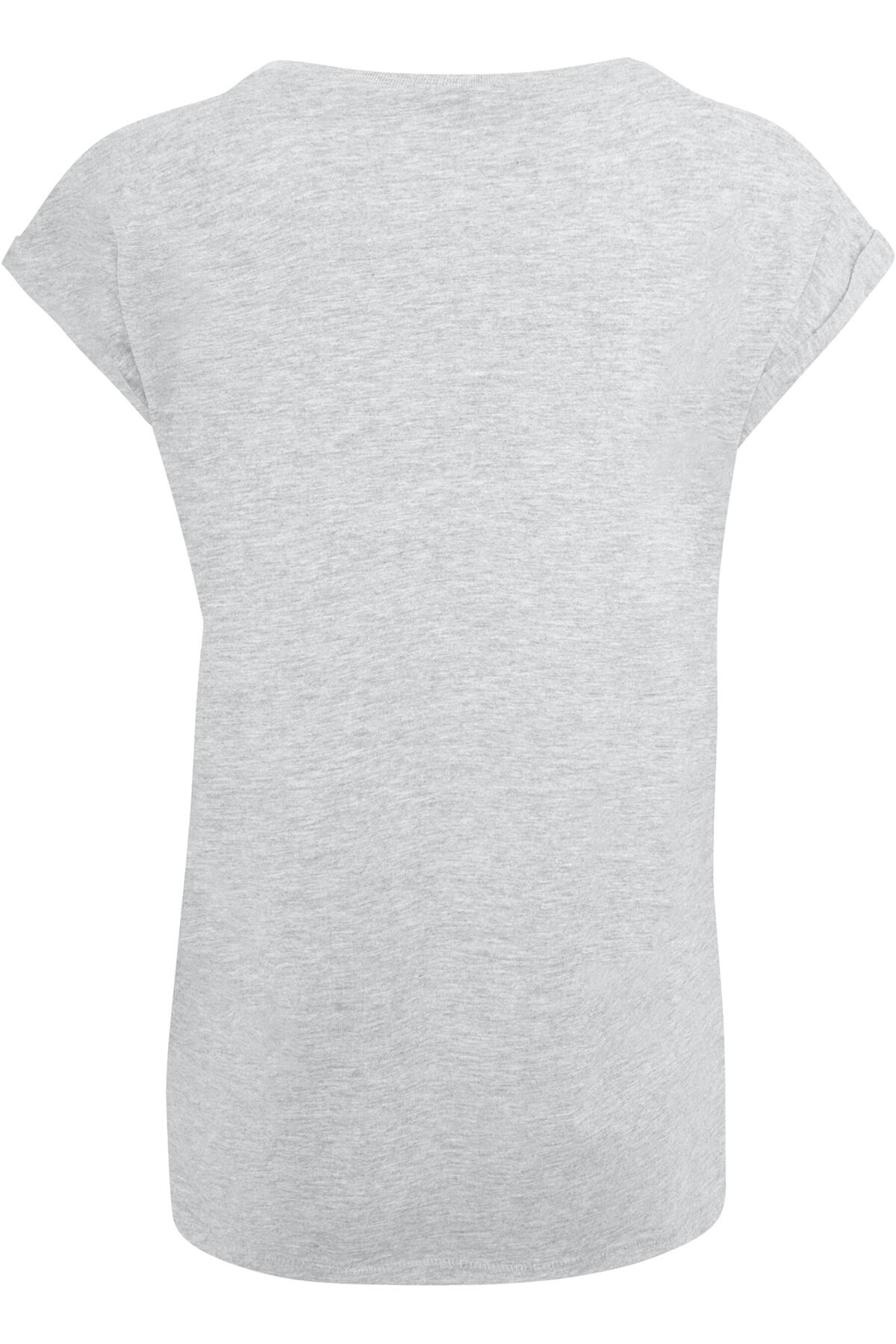 Merchcode Damen Ladies Schulterpartie zum – mit T-Shirt Frauentag 1 verlängerter Trendyol - Internationalen WD