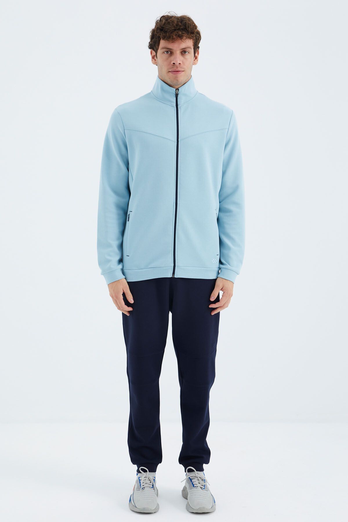 Sky blue tracksuit store