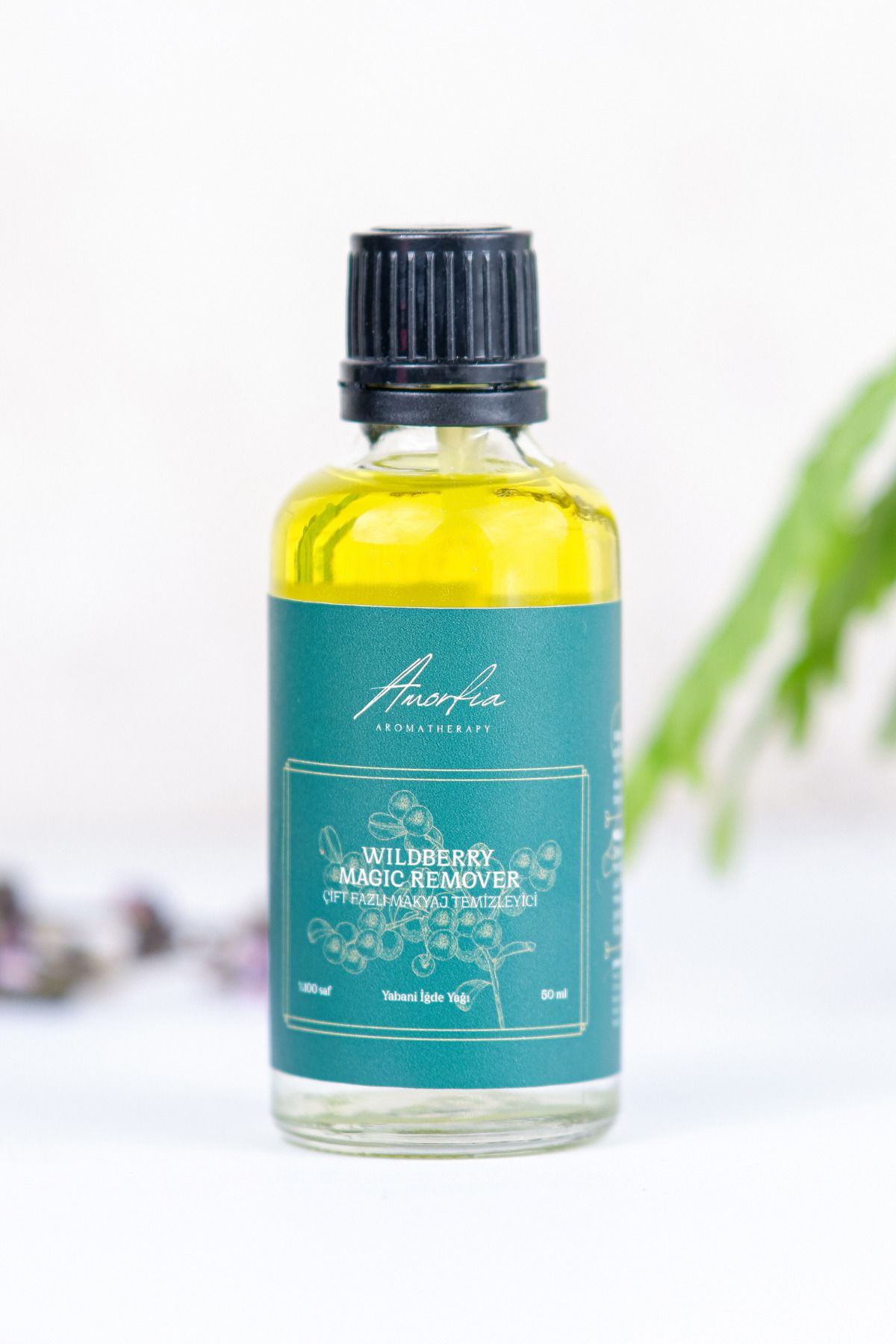 Amorfia Aromaterapi Wildberry Magic Remover - Yabani İğde Özlü Çift Fazlı Makyaj Temizleyici