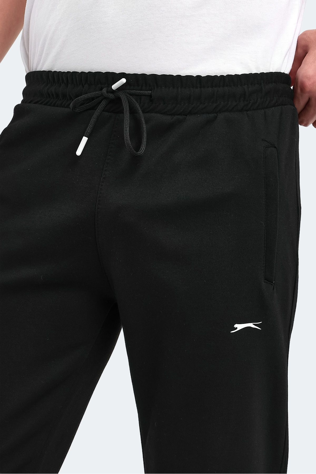 Slazenger-OMIROS بنطال رياضي للرجال باللون الأسود 6