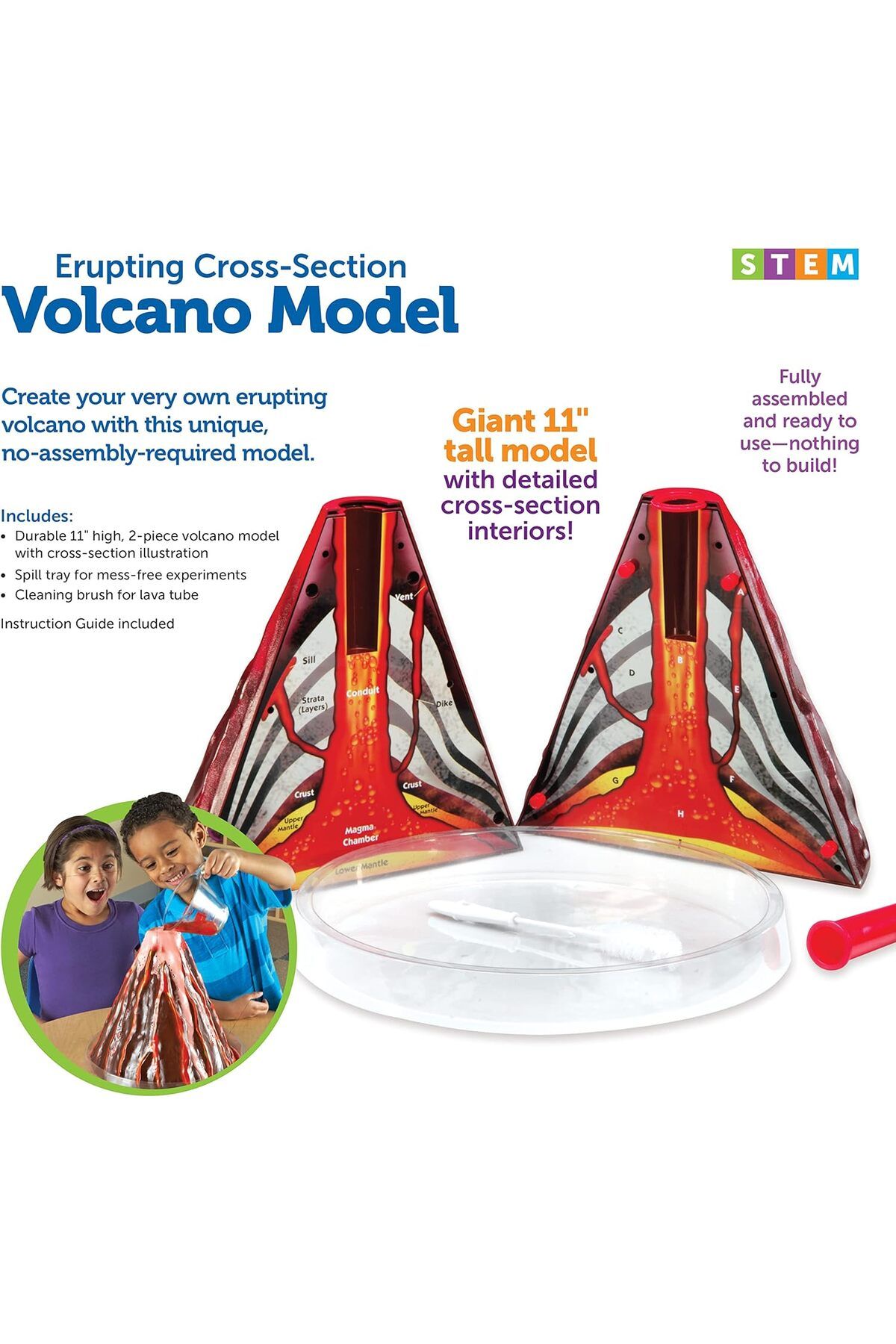 Learning Resources-Exploding Volcano Model 5