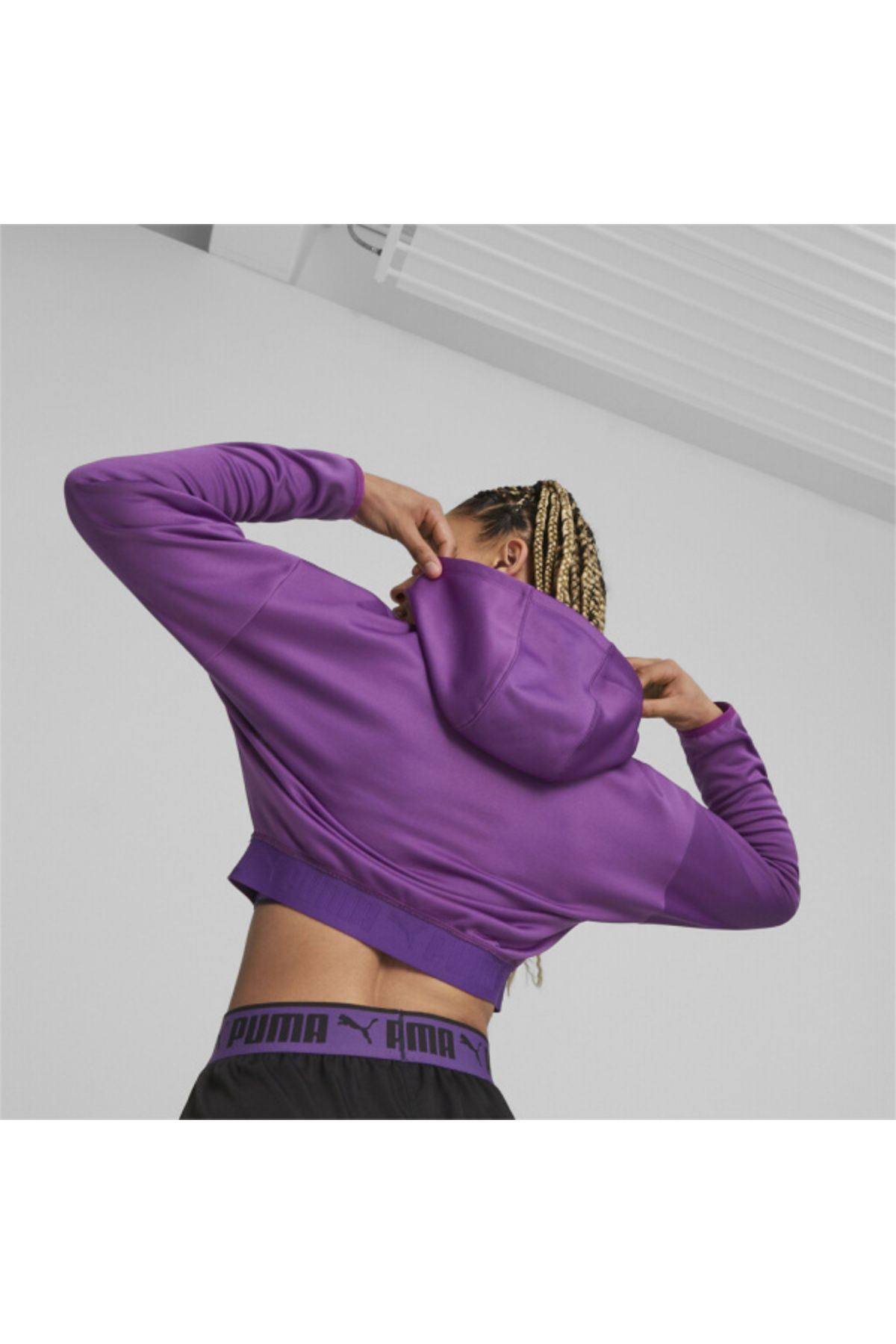 Puma Puma Strong Power Fleece Hoodie Purple Women s Tracksuit