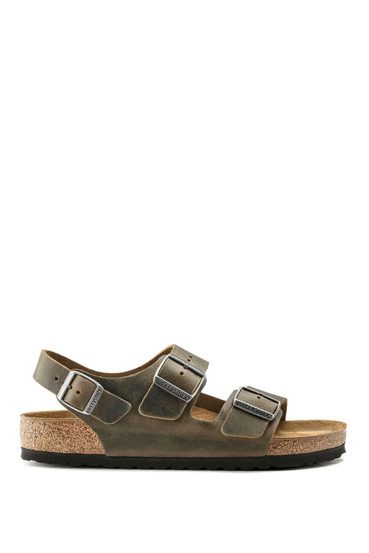 دمپایی مردانه خاکی میلانو Birkenstock
