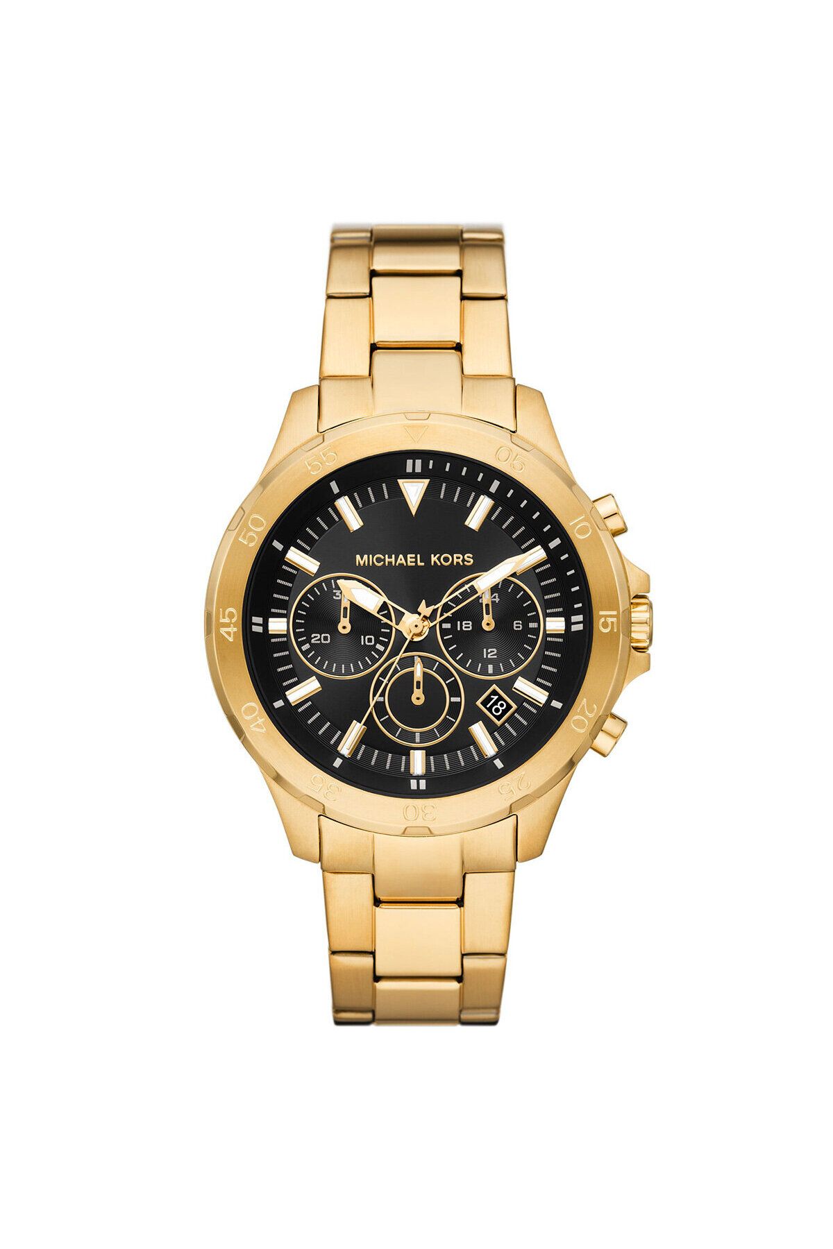 Michael kors gold and black watch online