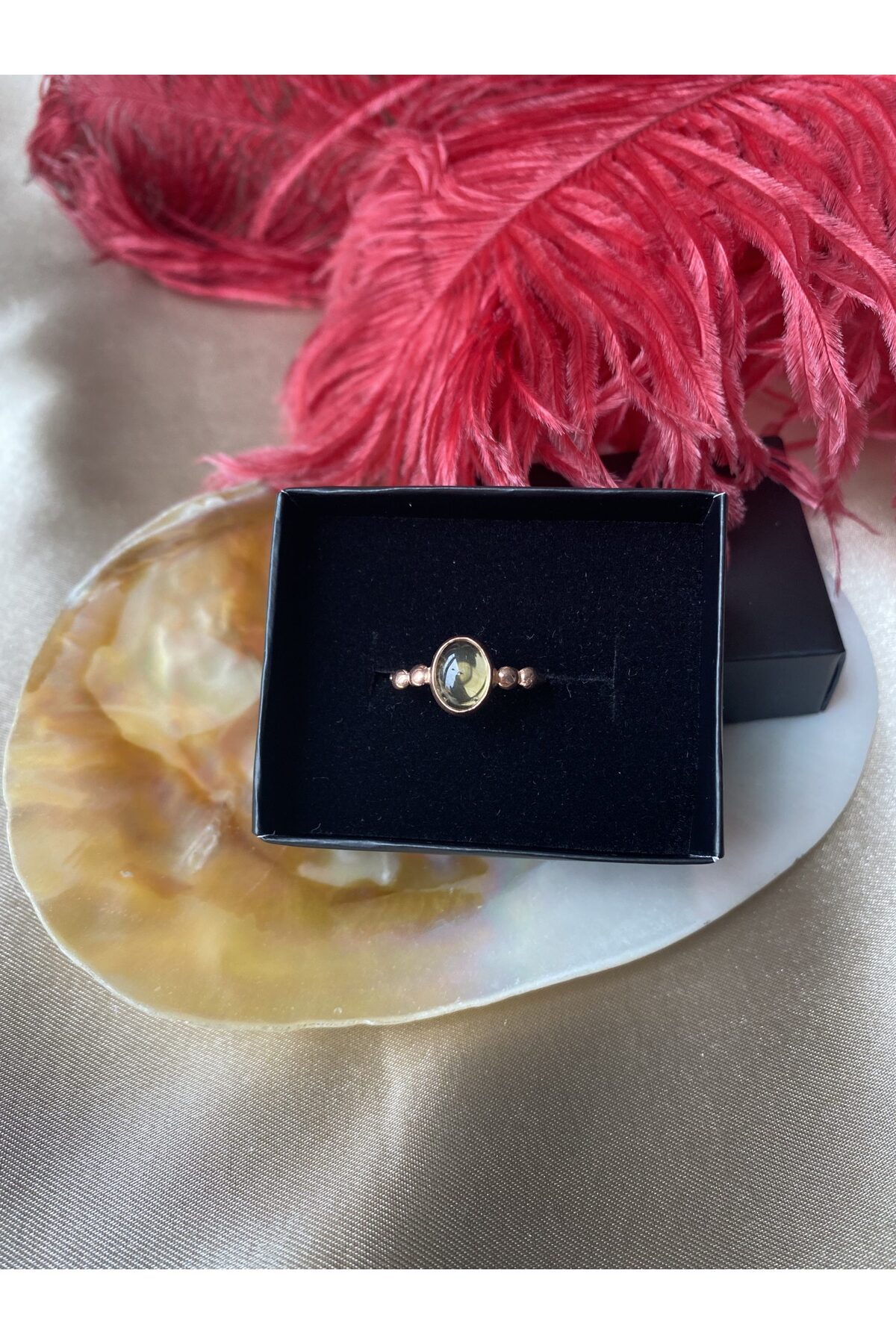 Sitrin Hera Rose Gold Yüzük 3