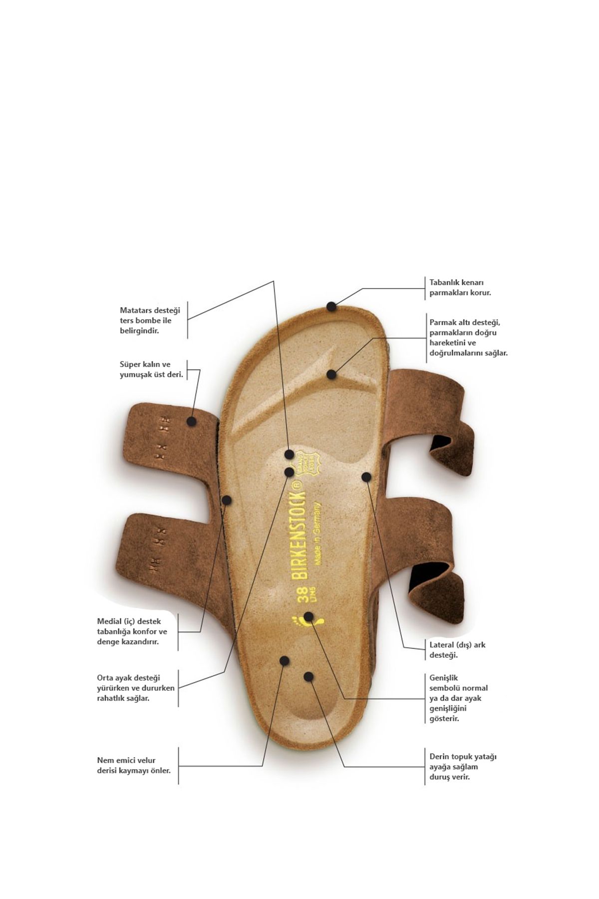 Birkenstock-شباشب يومية لتقويم العظام للرجال 5