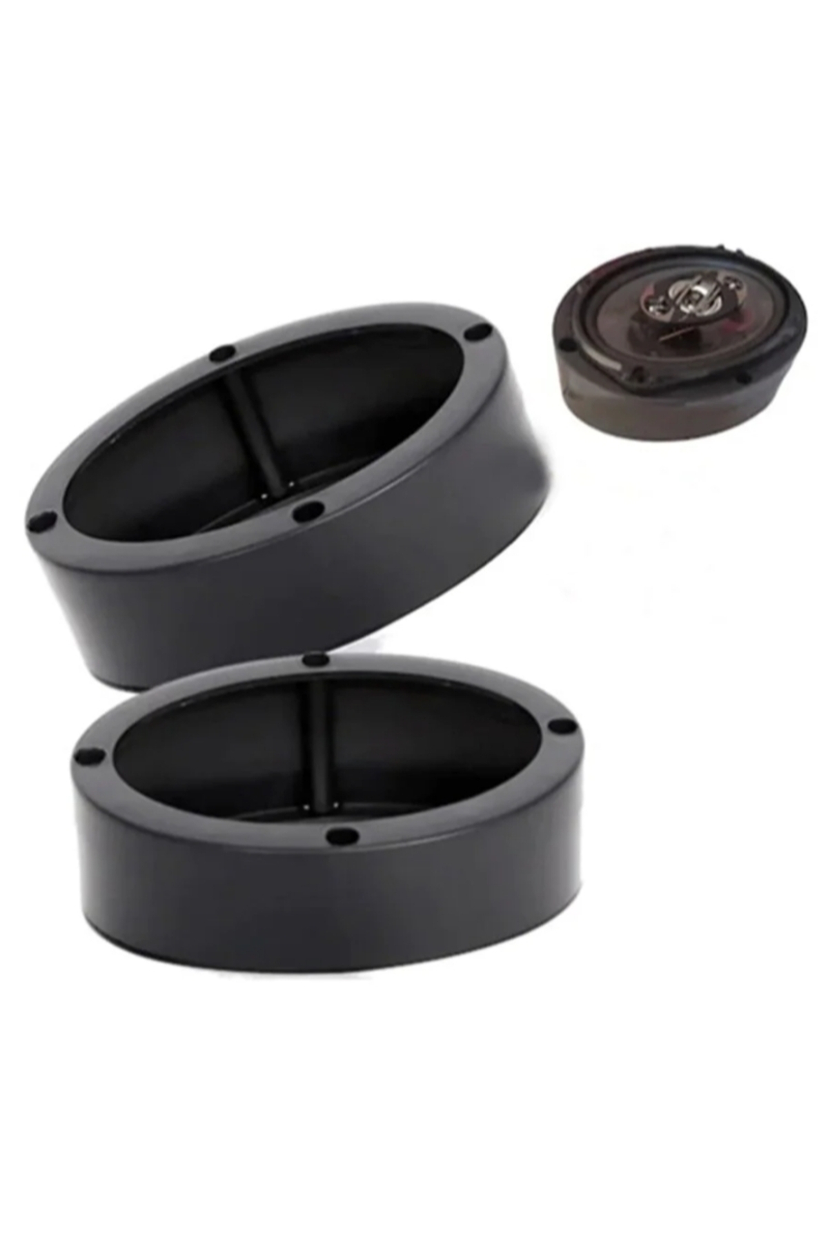 POZART AUDİO SYSTEMS OVAL HOPARLÖR YÜKSELTMESİ 2ADET TAKIM PLASTİK DERİN MODEL VİDALANABİLİR
