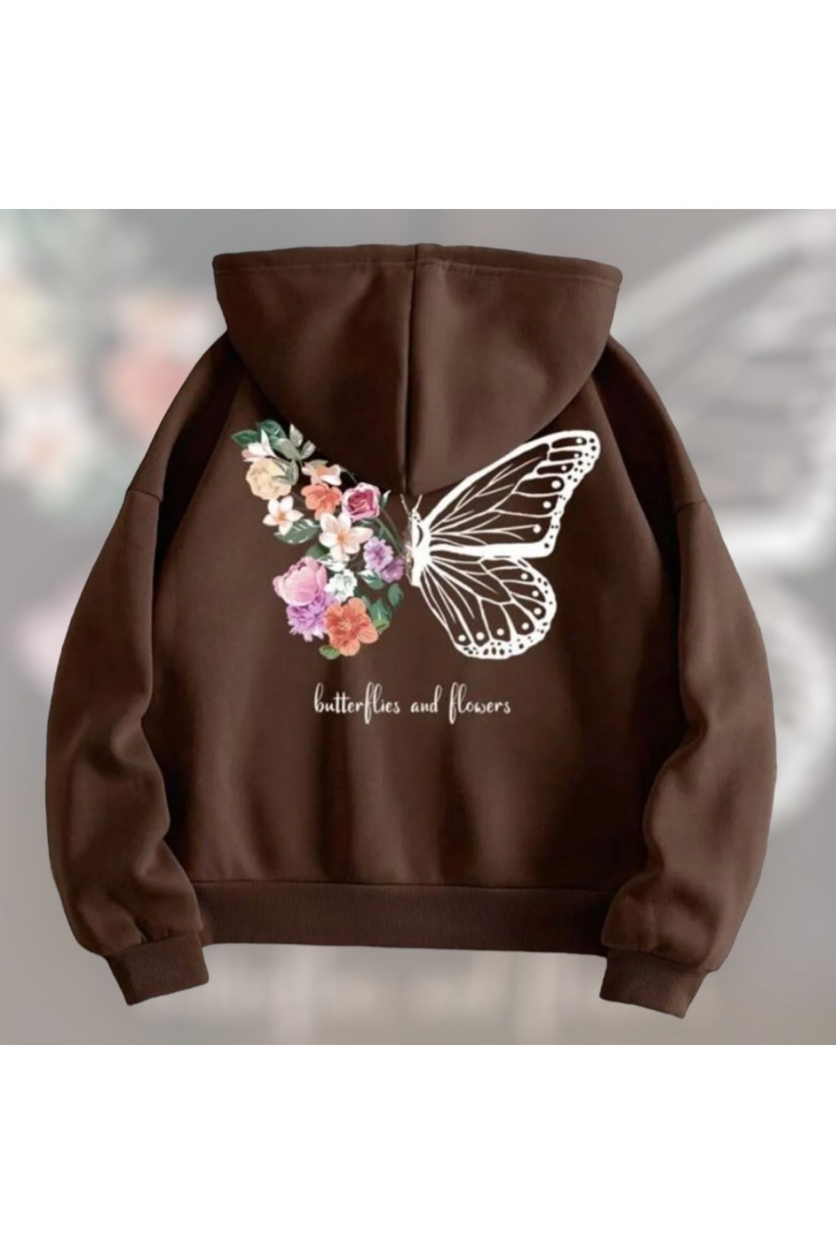 Embroidered 2024 butterfly hoodie