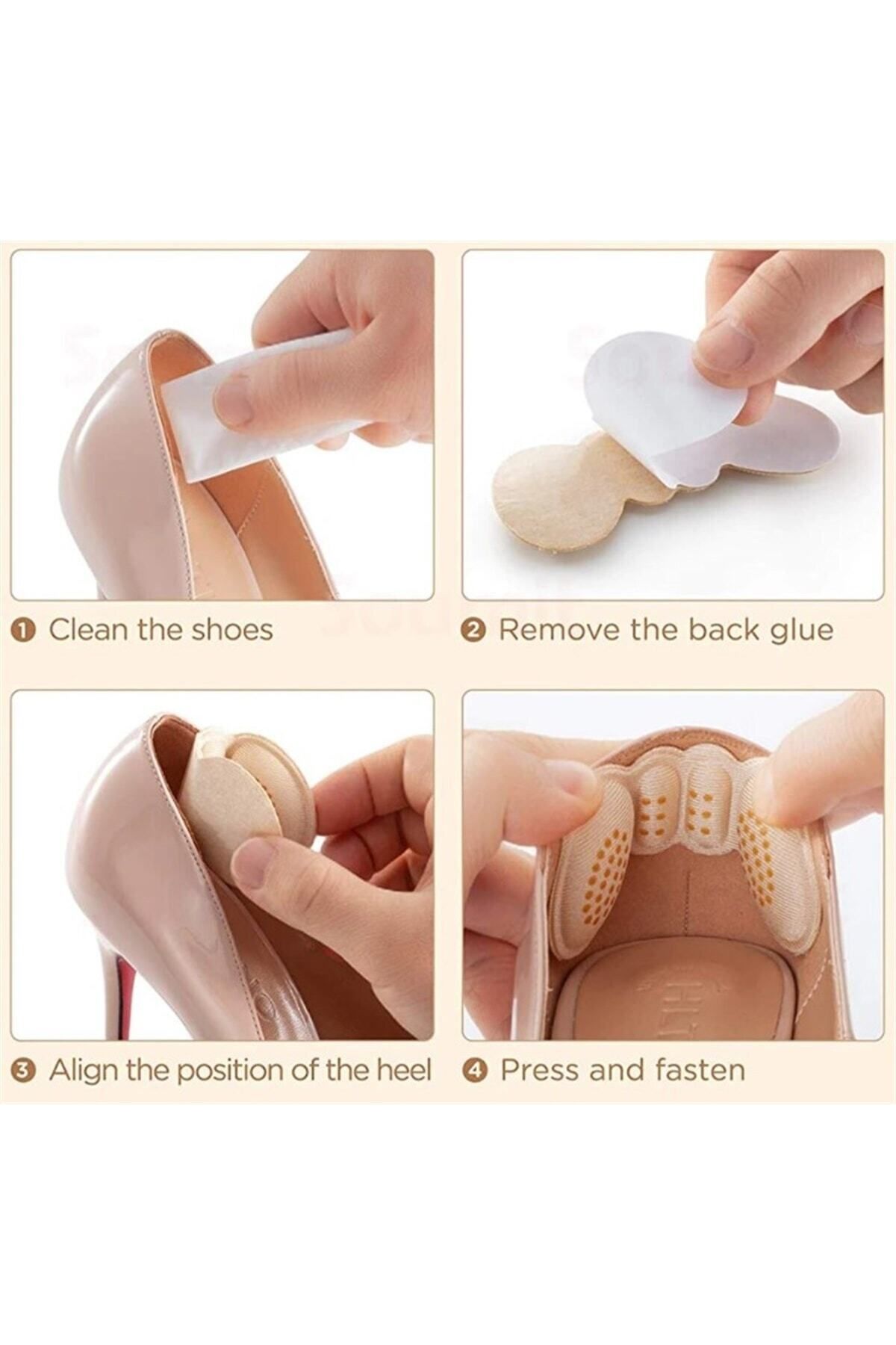 CMT-Pantof de 3 mm - Pad anti-șoc și reducere a călcâiului 3
