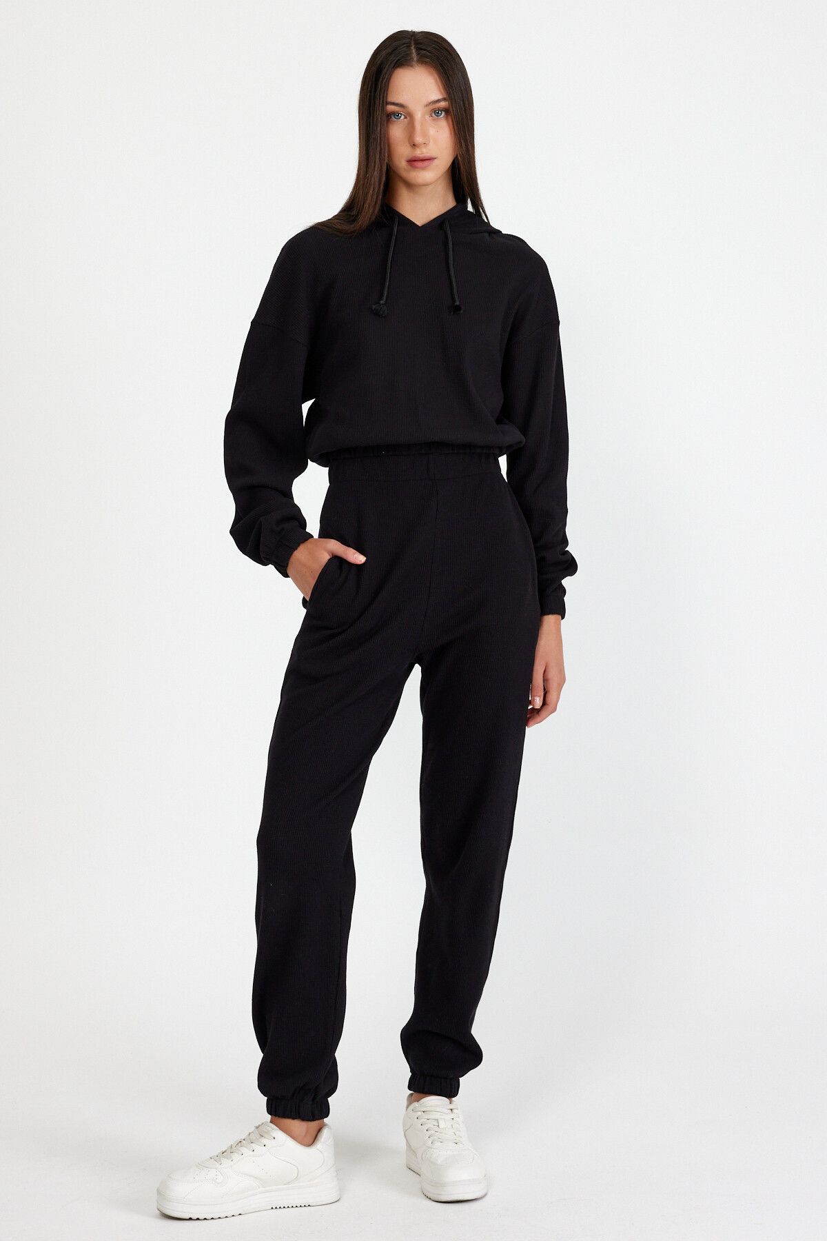 Waffle tracksuit womens sales