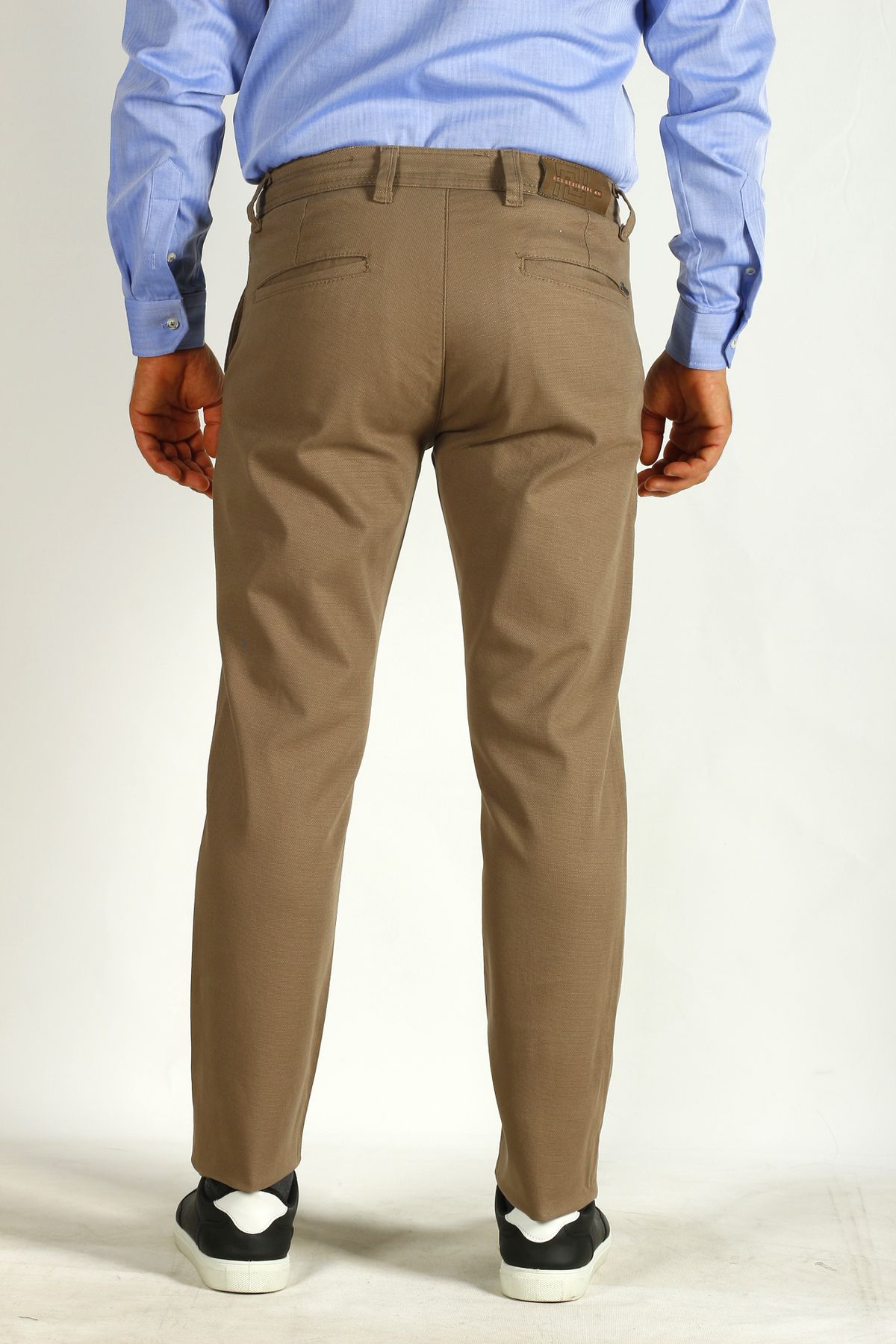 شلوار پارچه ای چند رنگ مردانه لباس جیب جانبی شتر باریک و CHINO جین 2194 ان سی آر Ncs