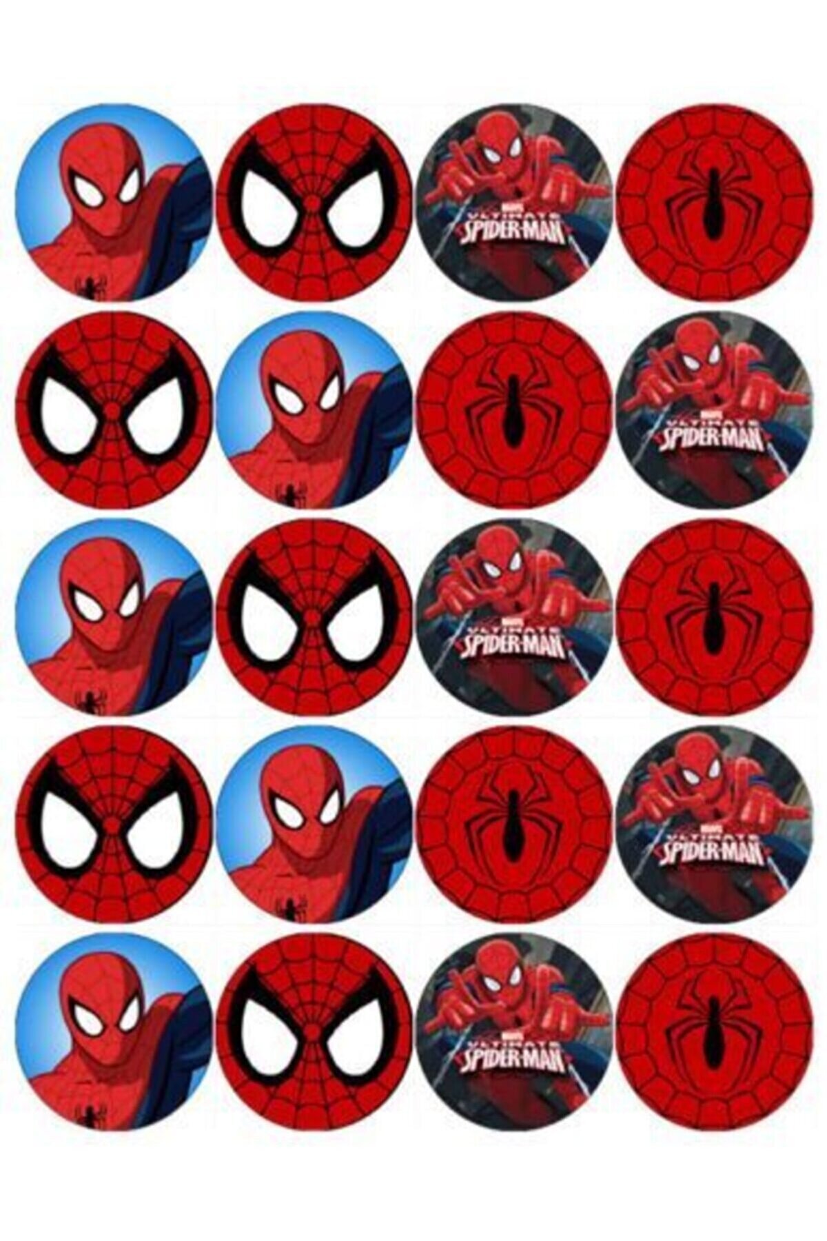 Картинки на капкейки человек паук.