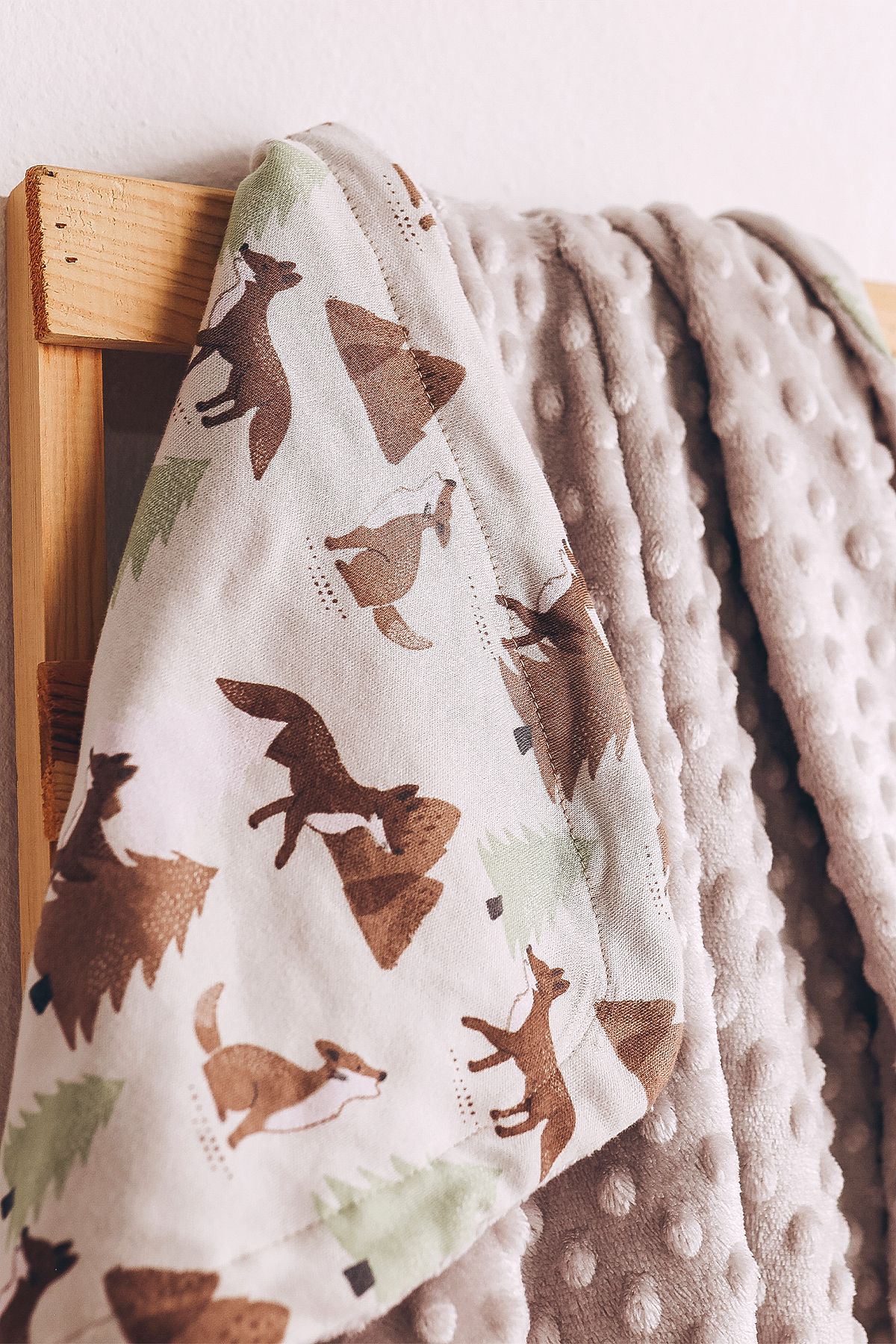 Lilabio Double Sided Chickpea Baby Blanket 80x100 Cm Trendyol