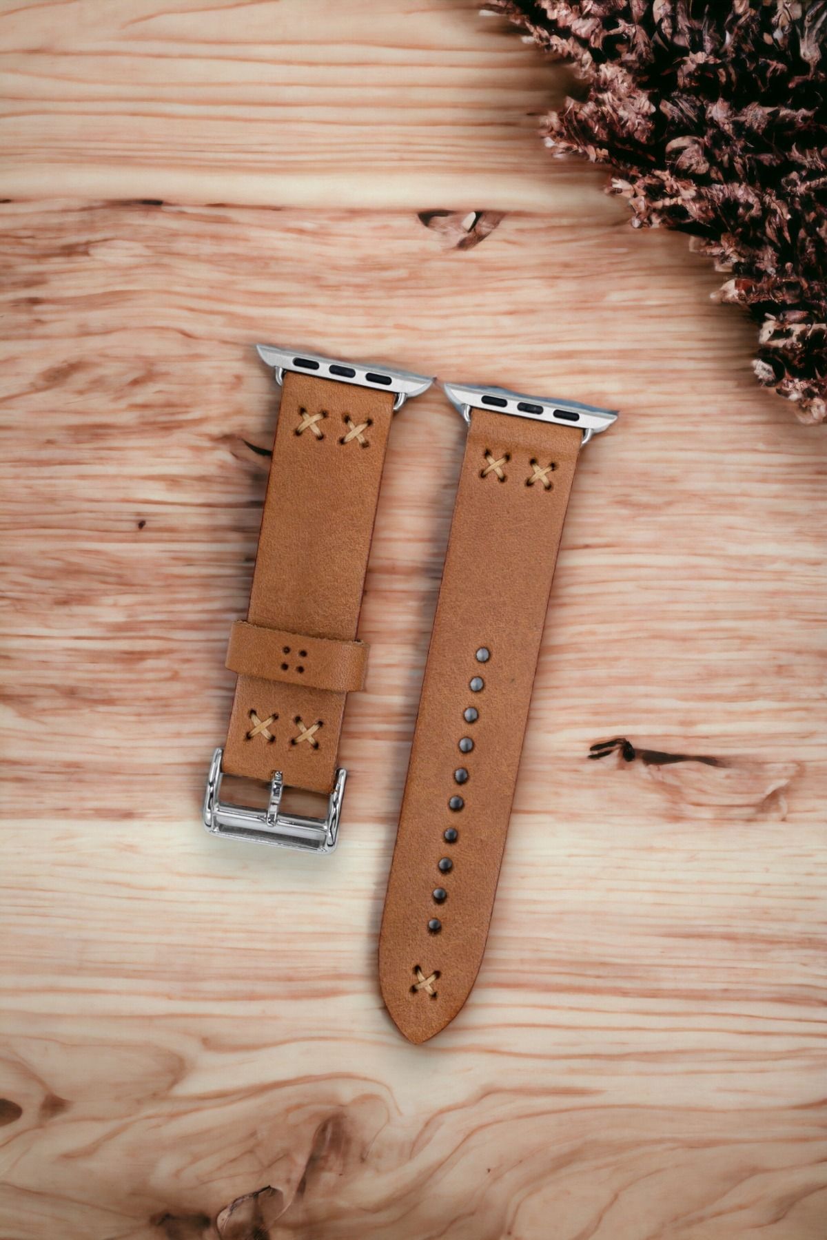 Minval Craft Apple Watch Band 42mm 44mm 45mm 49mm Genuine Leather