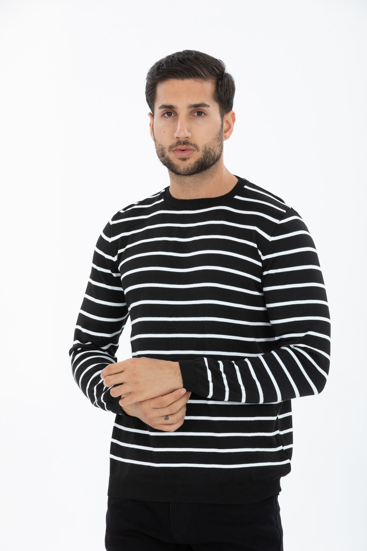 Striped sweatshirt mens store