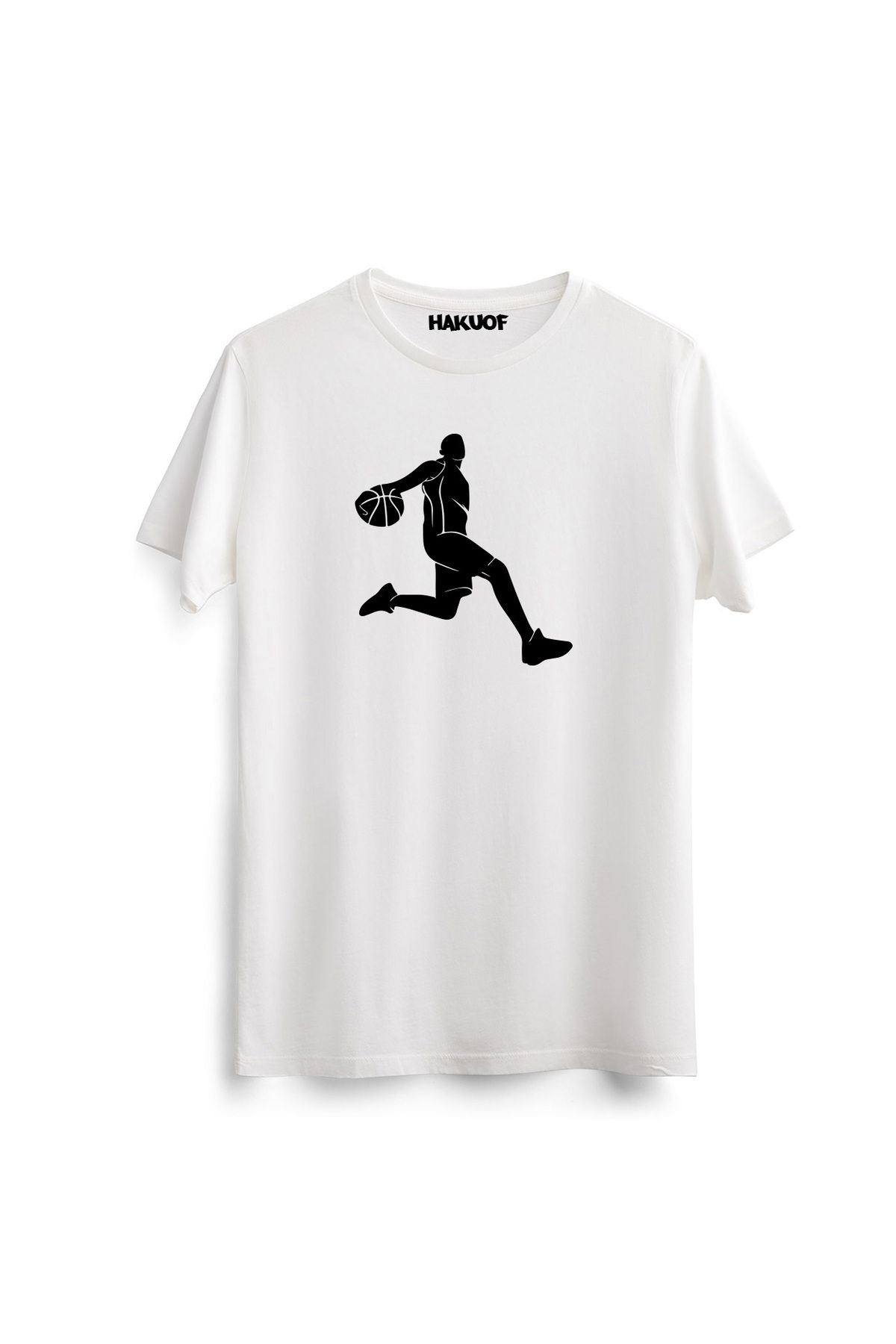 hakuof Αθλητικό Μπλουζάκι Με Στάμπα Μπάσκετ für Adult Unisex - XL