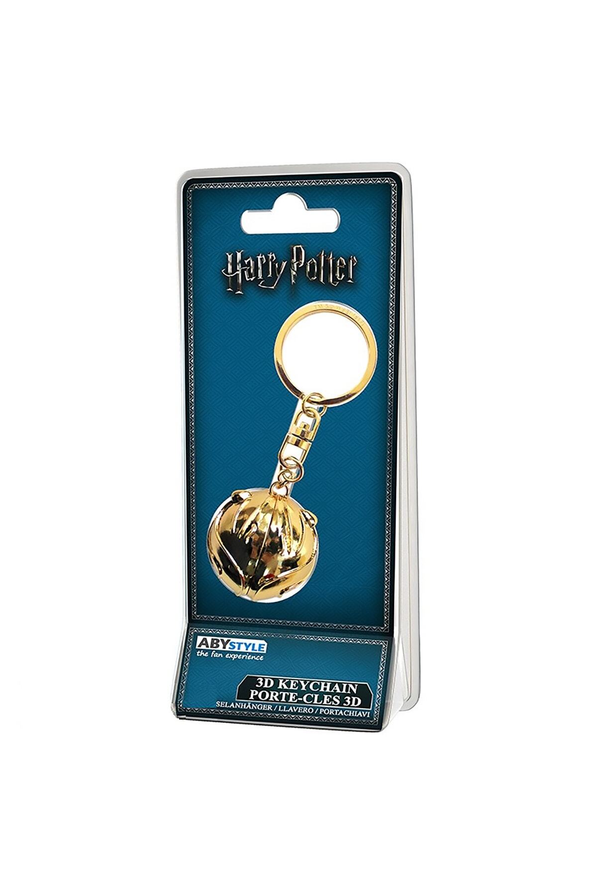 The Carat Shop Llavero 3D oficial de Harry Potter Golden Snitch, Oro, Medium