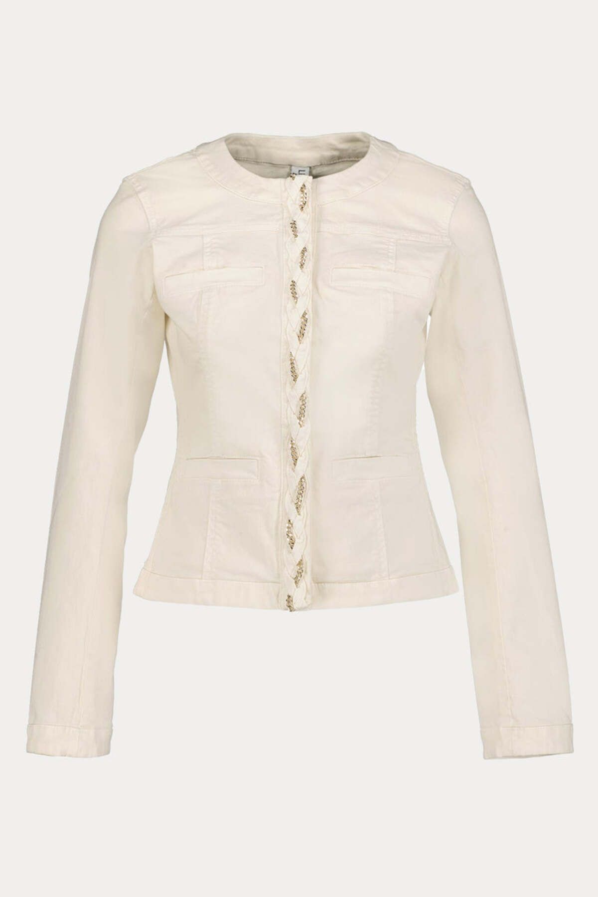 Liu Jo Jacket Ecru Relaxed fit Trendyol