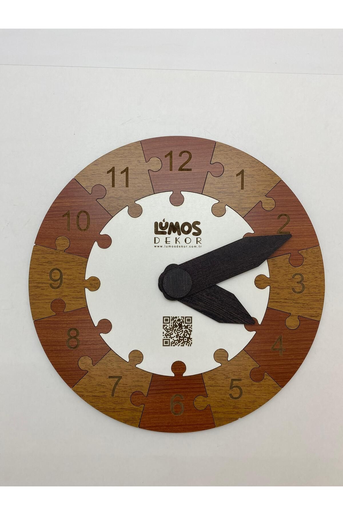 lumos dekor-Colorful Circle Clock Puzzle 4