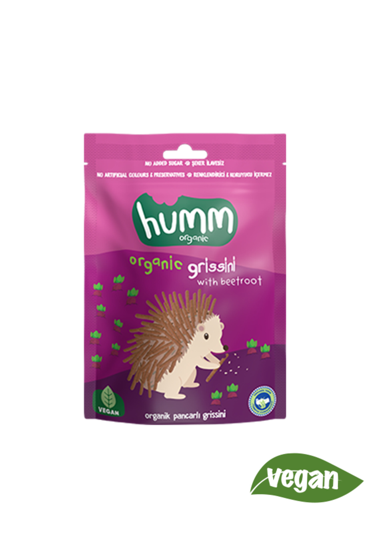 Organic Beet Grissini 55 gr