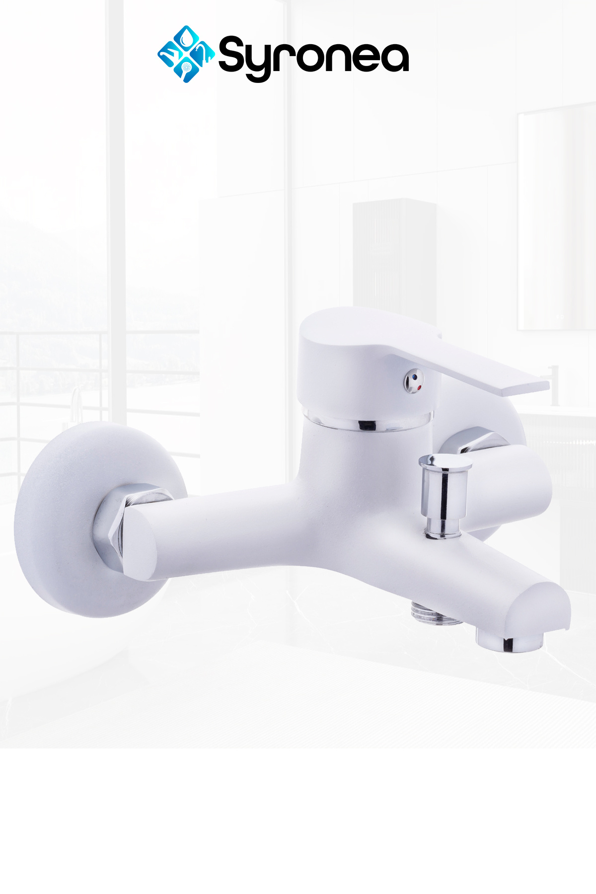 Delta White Heavy Body Bathroom Shower Faucet Luxury Bathroom Sink Faucet