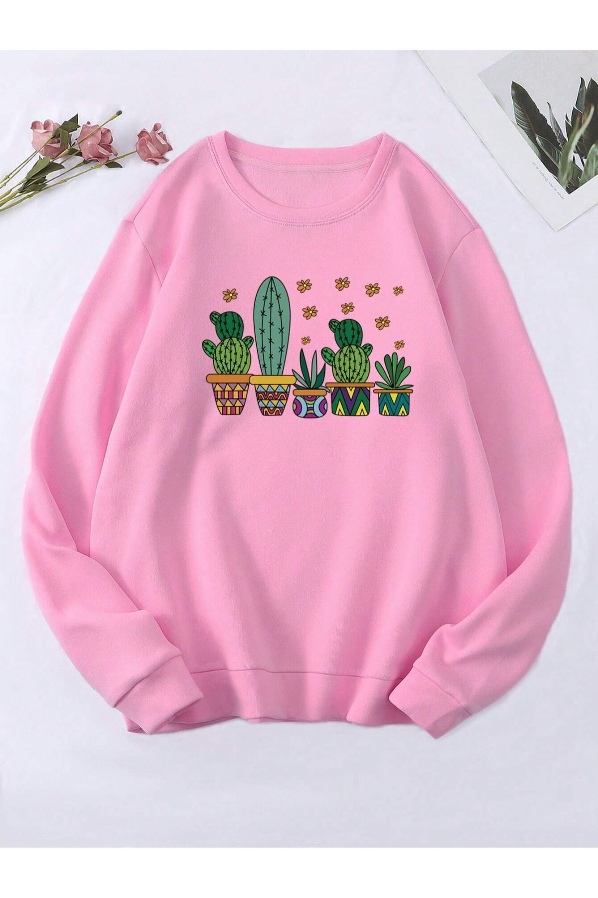Cactus sweatshirt women's 2025