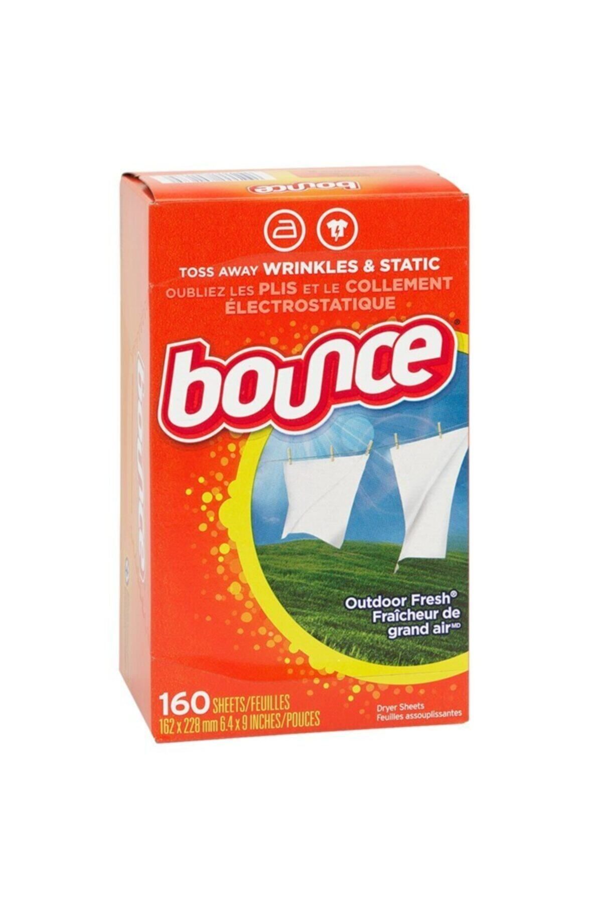 BOUNCE Outdoor Fresh Yumuşatıcı Mendil 160 Kullanımlık