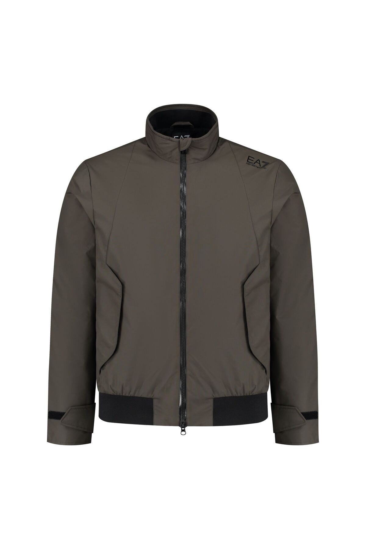 EA7 Winter Jacket Khaki Relaxed fit