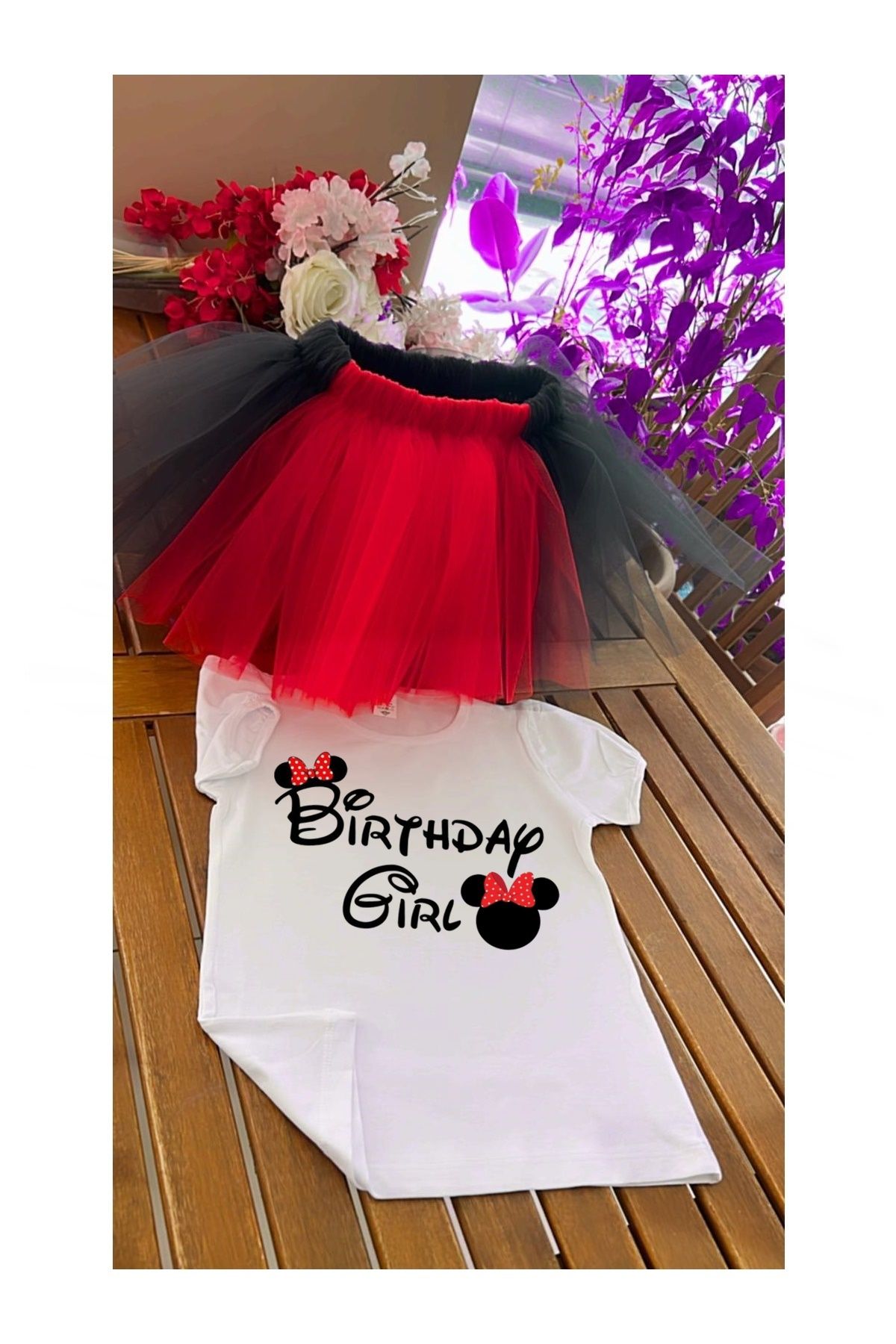 bba new trend MIRACLE LADYBUG COSTUME RED BLACK TUTU SKIRT MINNIE MOUSE BIRTHDAY SKIRT SET MINI MOUSE