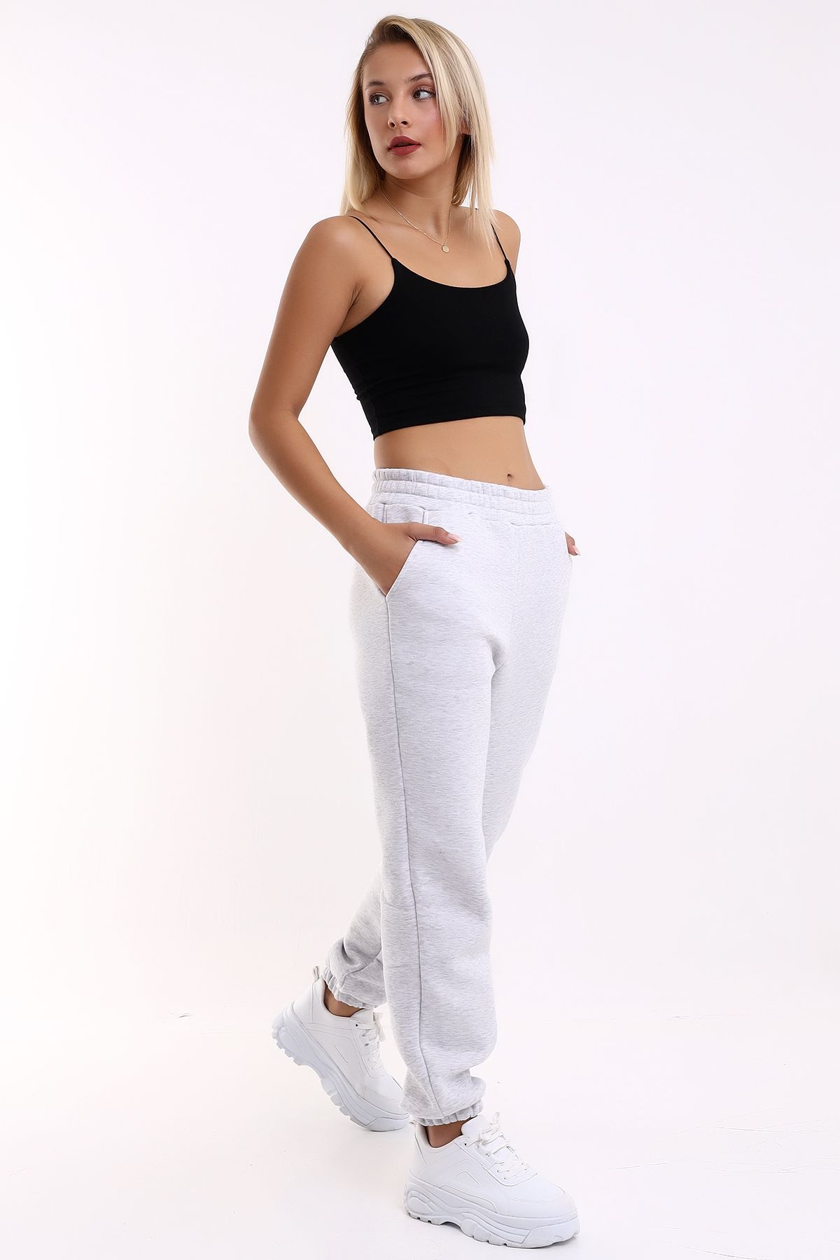 Grey and white joggers new arrivals