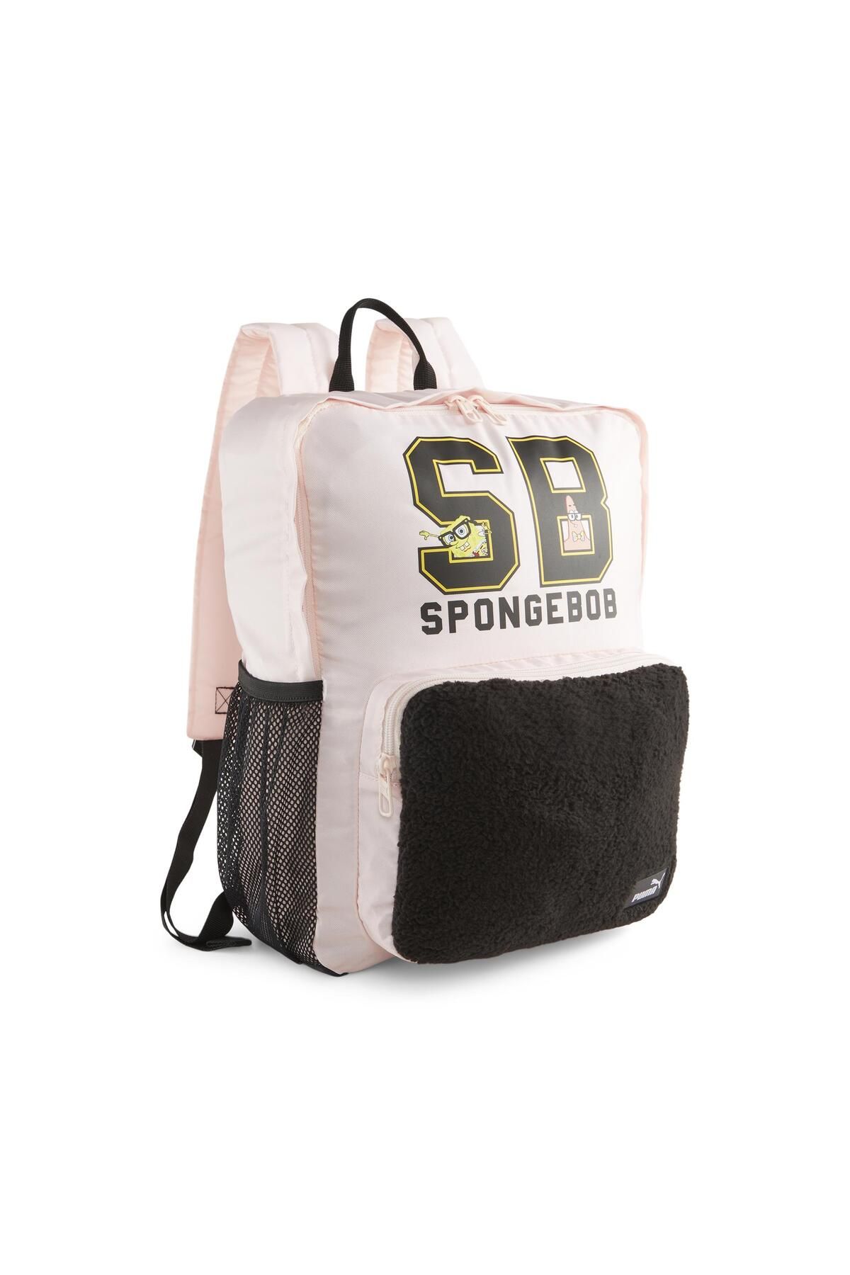 Pink and black puma backpack discount