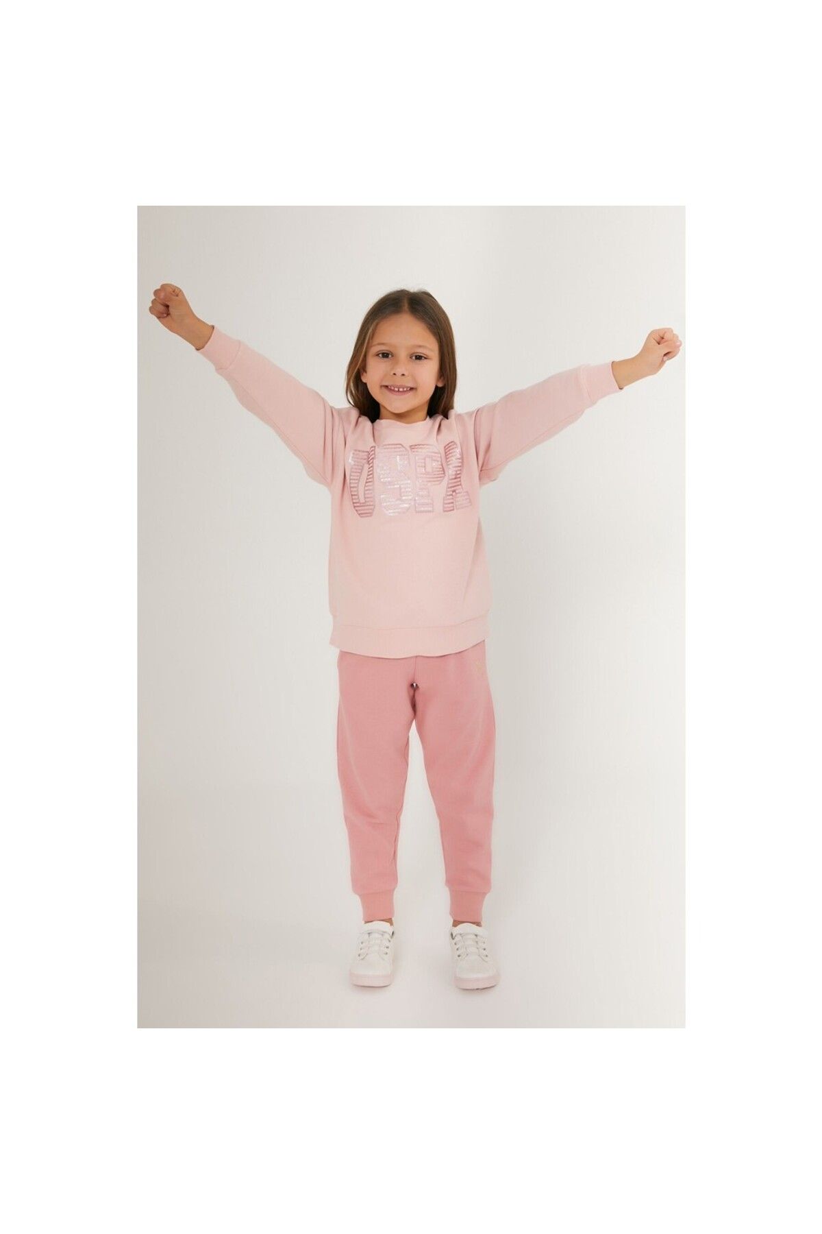 U.S. Polo Assn. Sports Sweatsuit Set Pink Regular fit