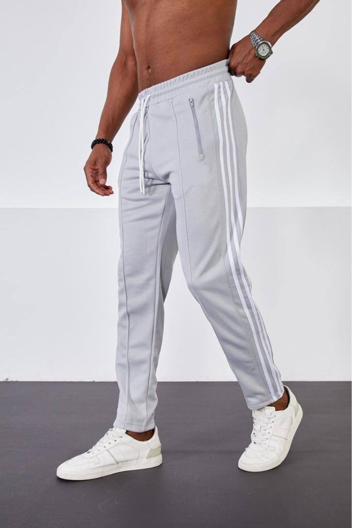 Cotton s Men s Side Stripe Detail Comfortable Fit Normal Leg
