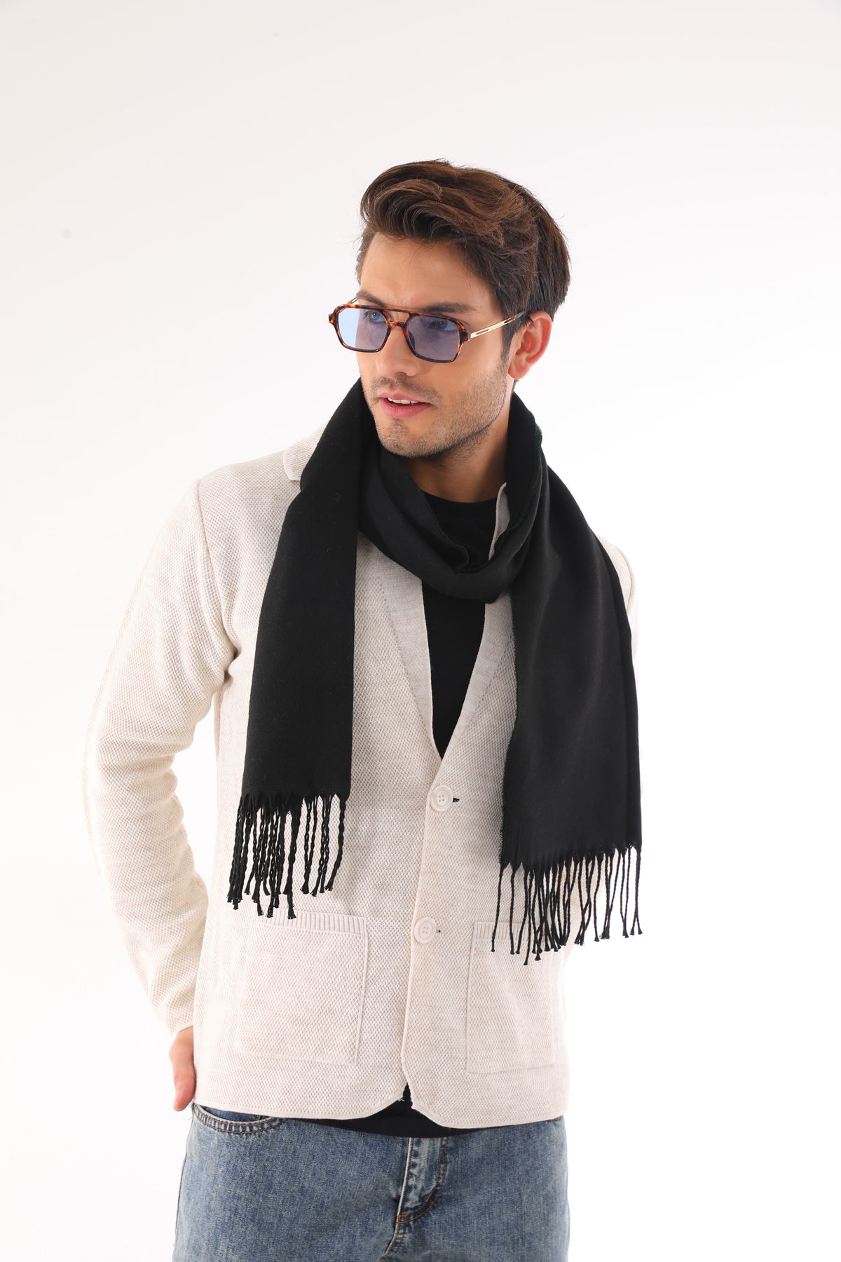 Green black hotsell scarf