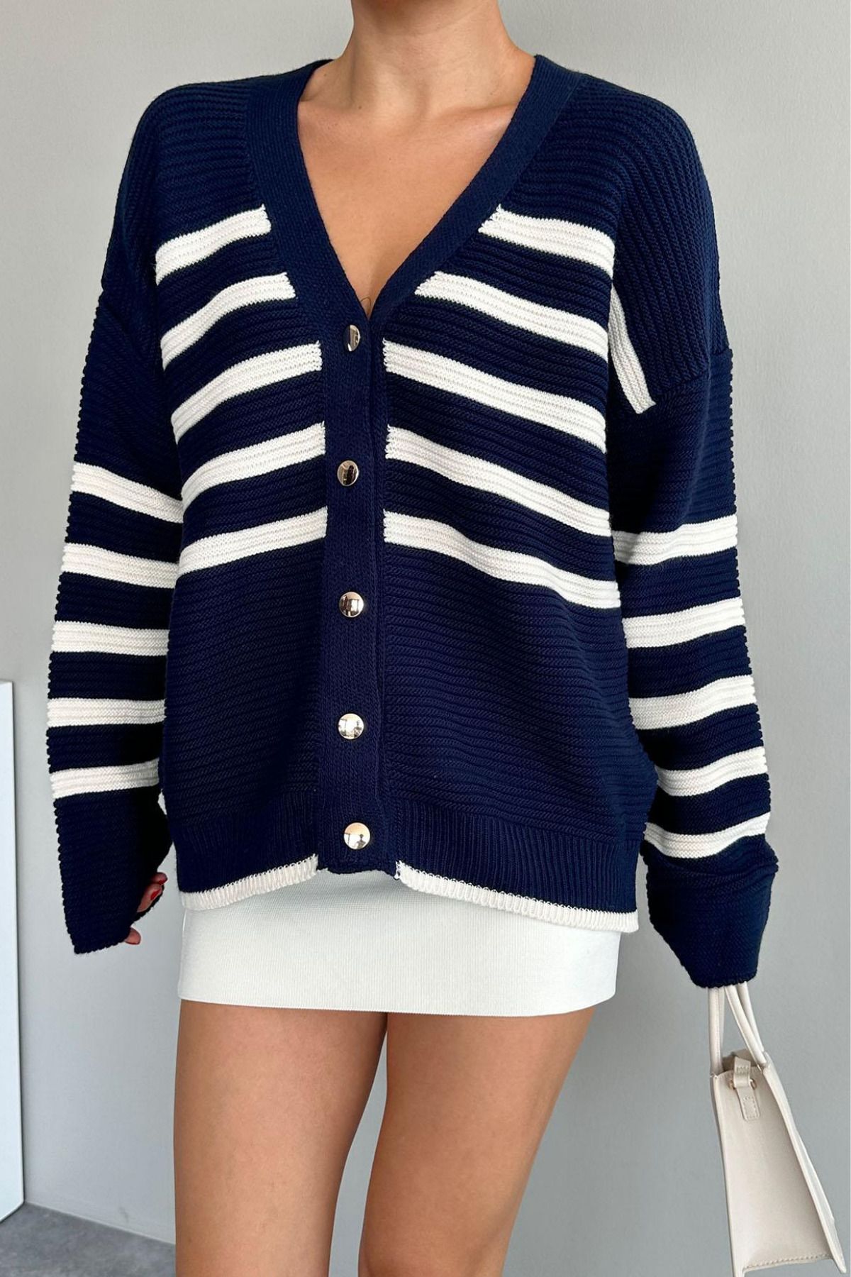 Navy cardigan deals