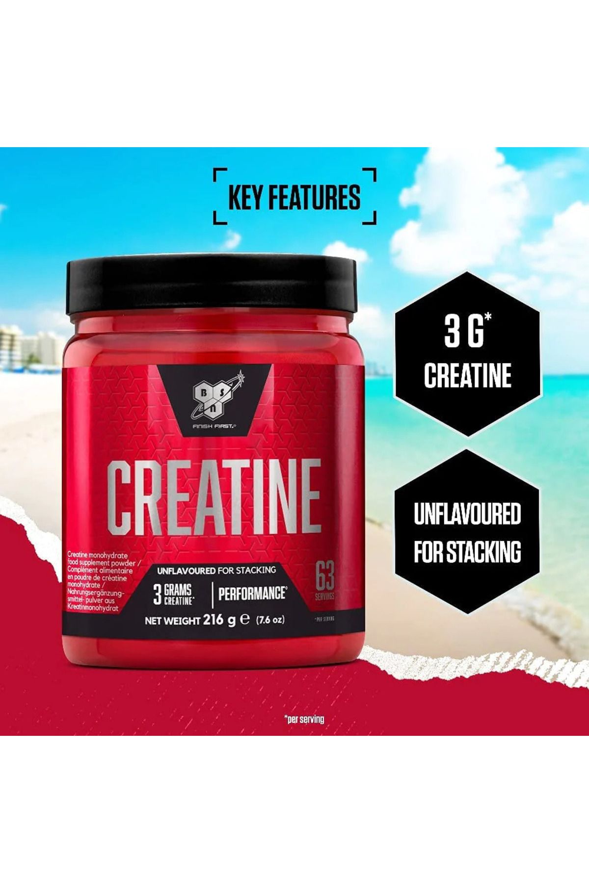 BSN Creatine DNA / 60 servis