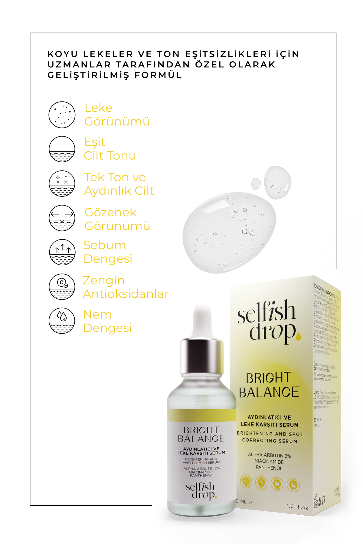 سرم پوست   Selfish Drop | SD002 اورجینال - تصویر 2