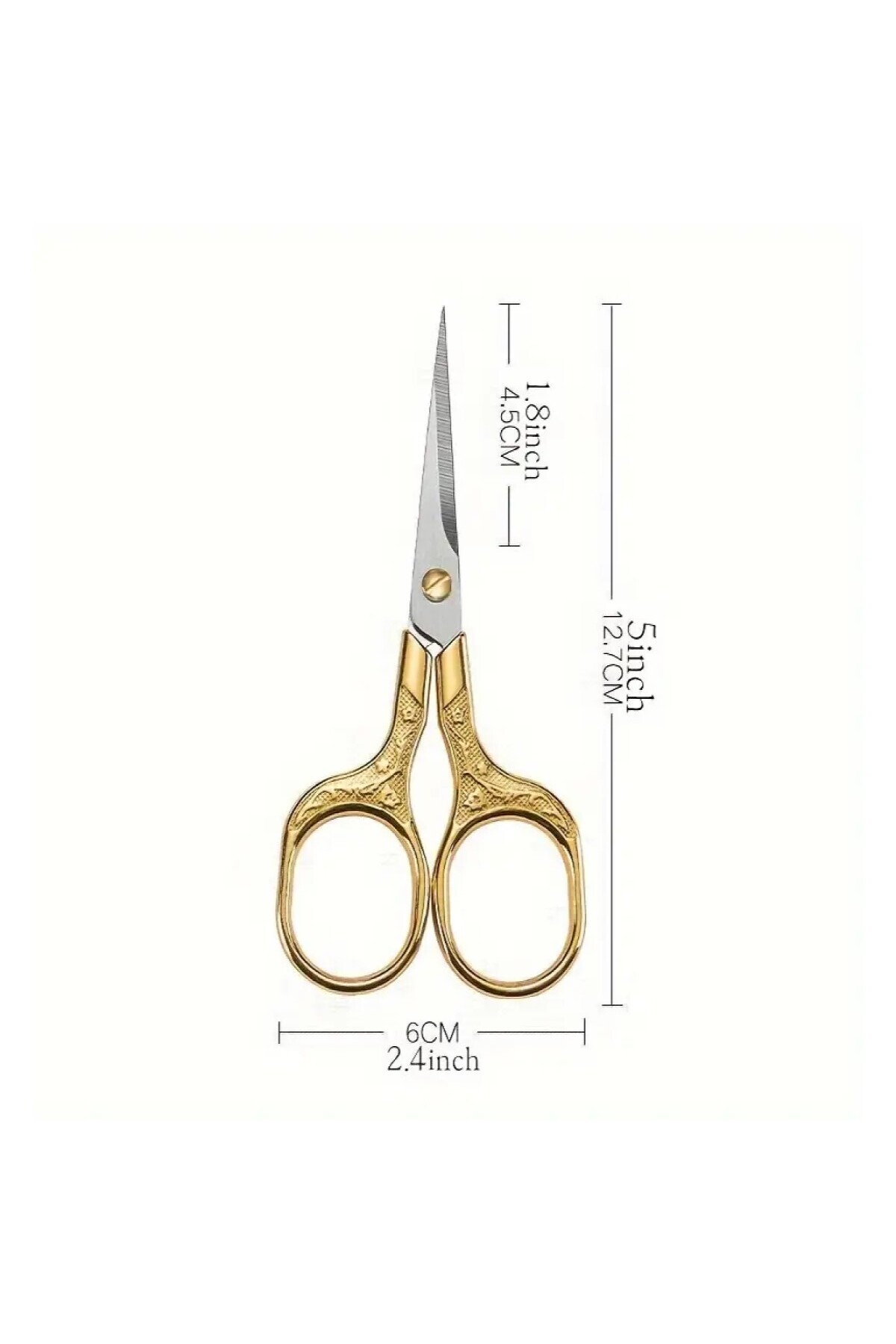 GÜZELYÜZ AVM Söz / Nişan Makası Altın Renk Kurdale Makası Açılış Özel Gün Makası Gold Renk Dikiş Nakış Makası