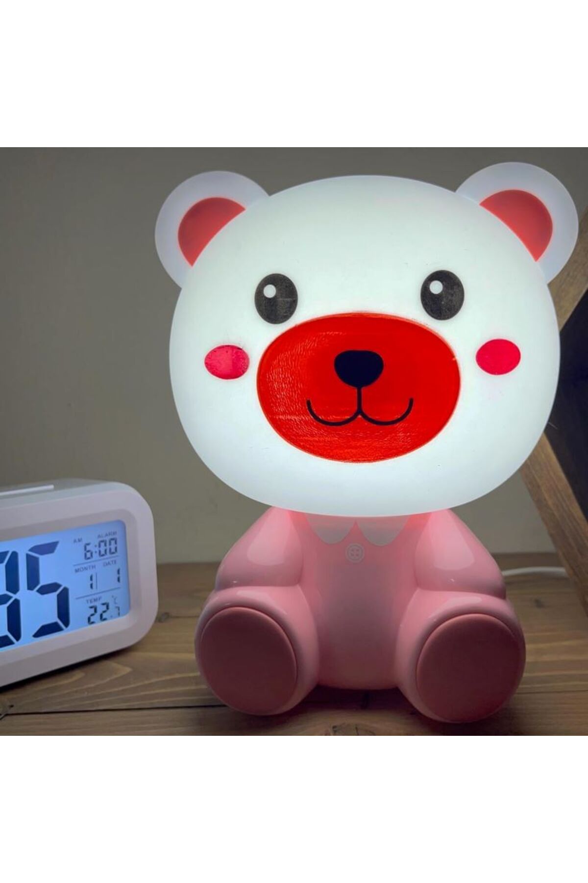 Night Light Colorful Fun Character Lighting Kids Bedroom Book Reading Decorative Lamp:6