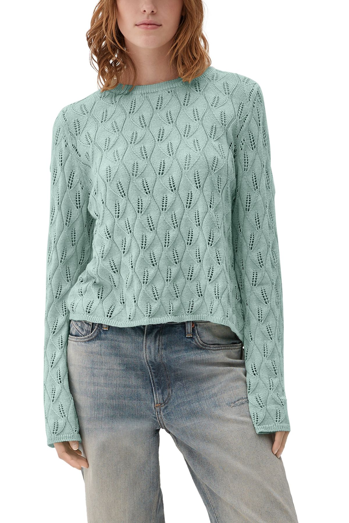 QS by s.Oliver Pullover - Trendyol Regular - Fit - Blau