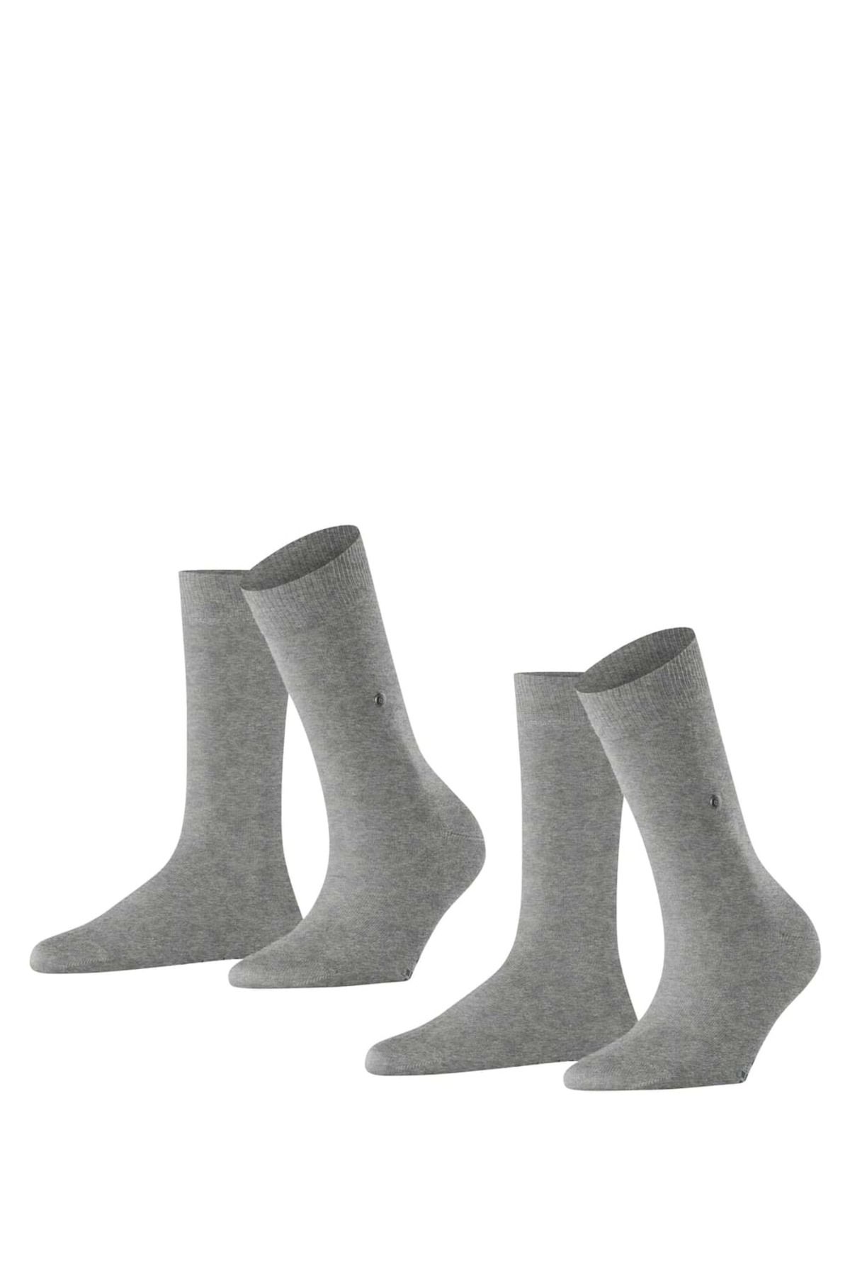 Burlington-Damen Socken 2er Pack - Everyday  Kurzstrumpf, Onesize, Unifarben 1