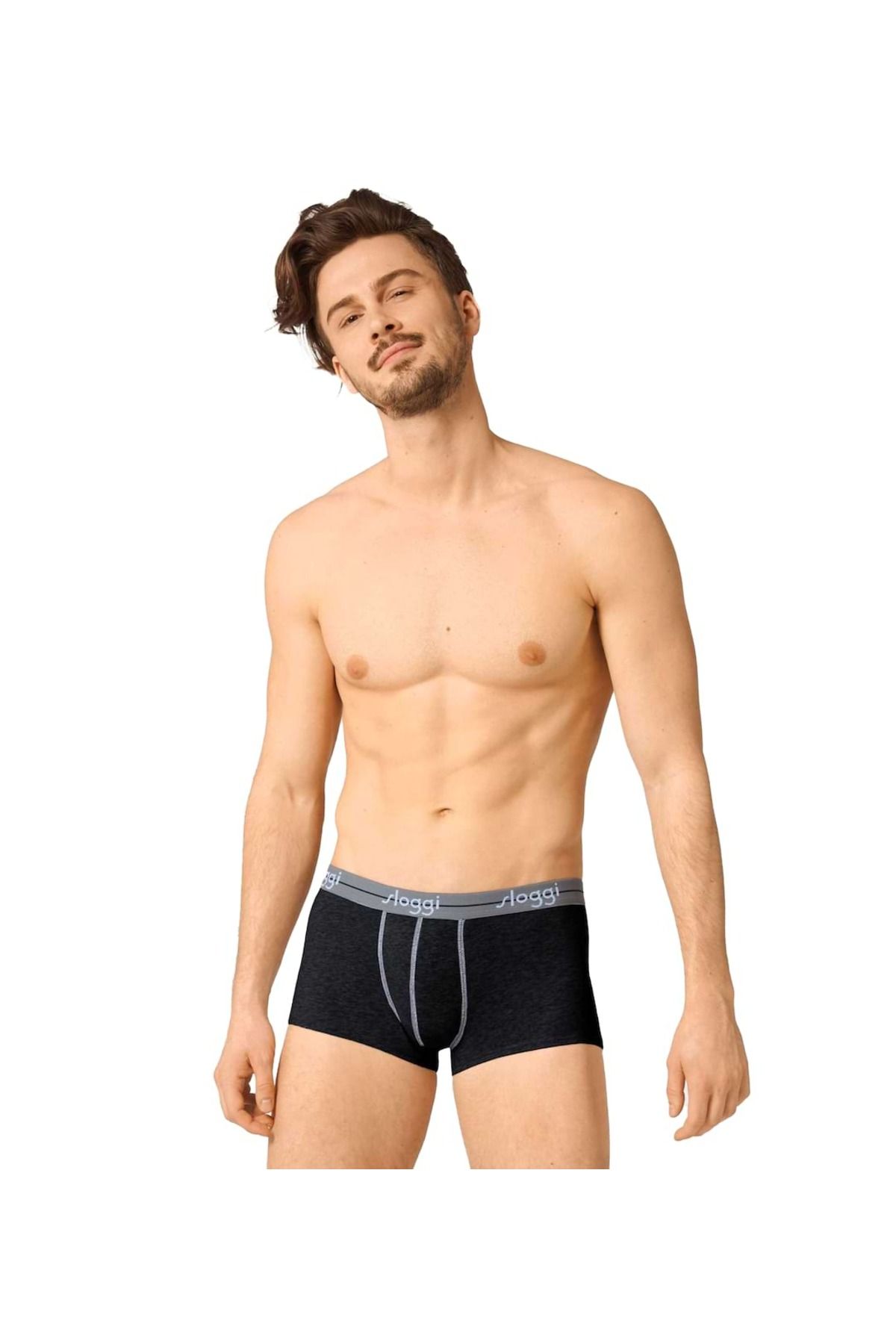 SLOGGI-Herren Hipster 2er-Pack – Launch Box C2P Boxershort Baumwolle 4