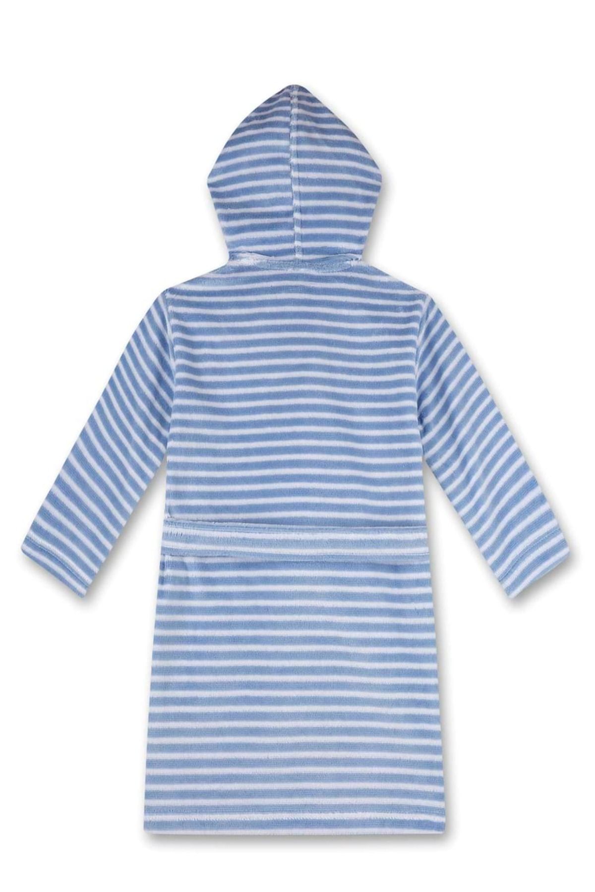 Sanetta-Kinder Bademantel - Bademode, Baumwolle, Kapuze, Tasche, Streifen 2