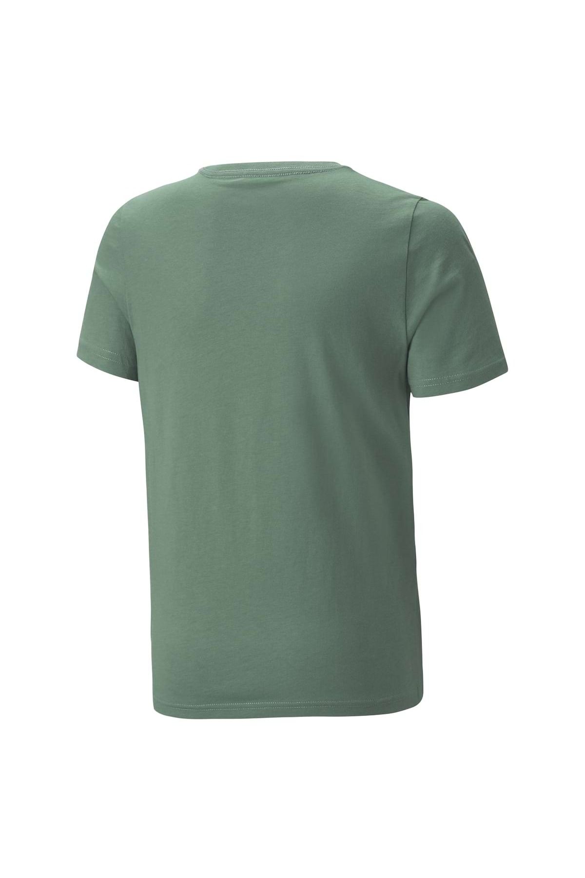 Tee, - Logo T-Shirt Trendyol Puma ESS+ uni - 2 Rundhals, Kurzarm, Col Jungen