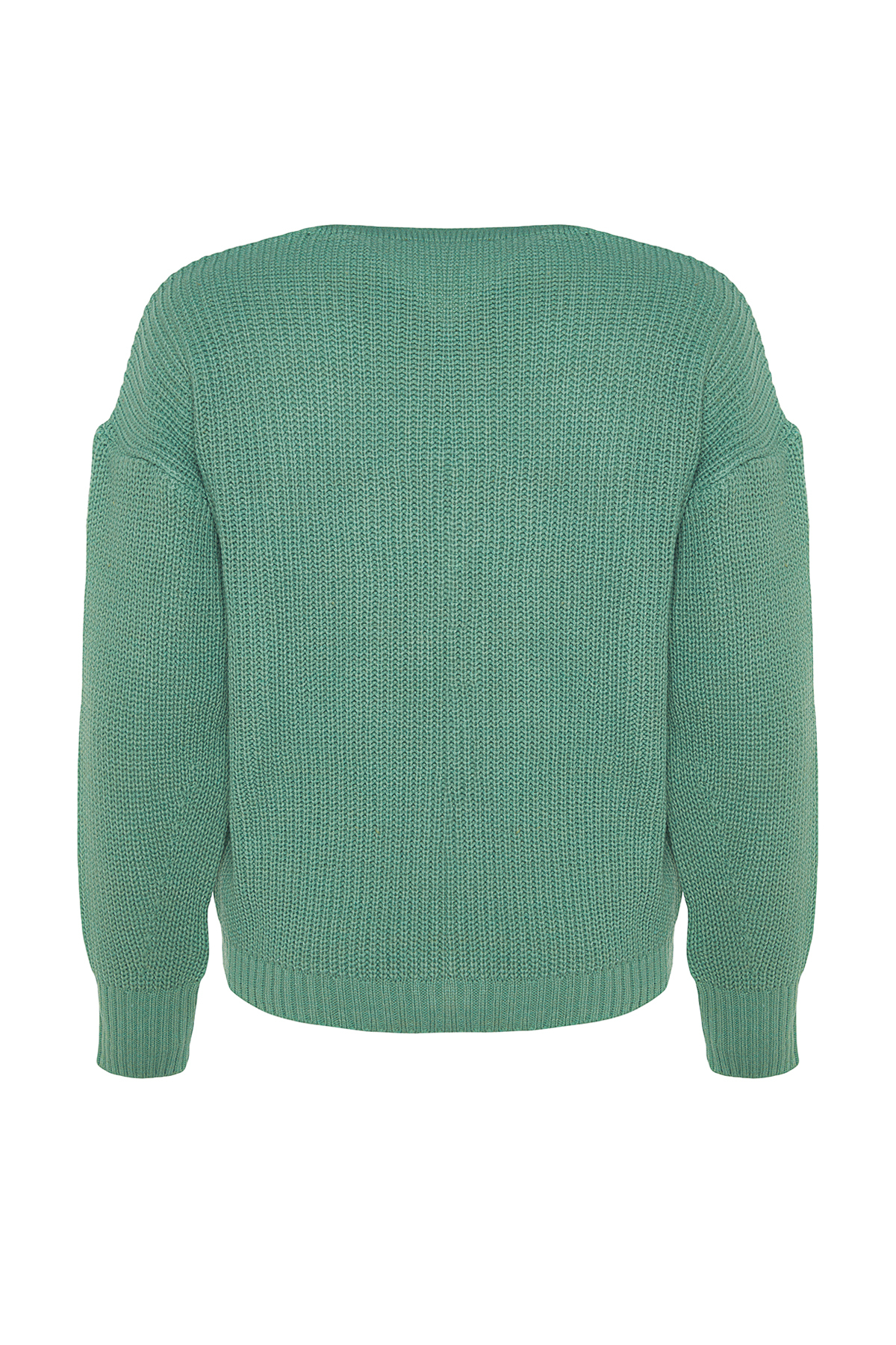 Trendyolmilla  Mint Basic V Yaka Triko Hırka TWOAW24HI00383 - Görsel 7