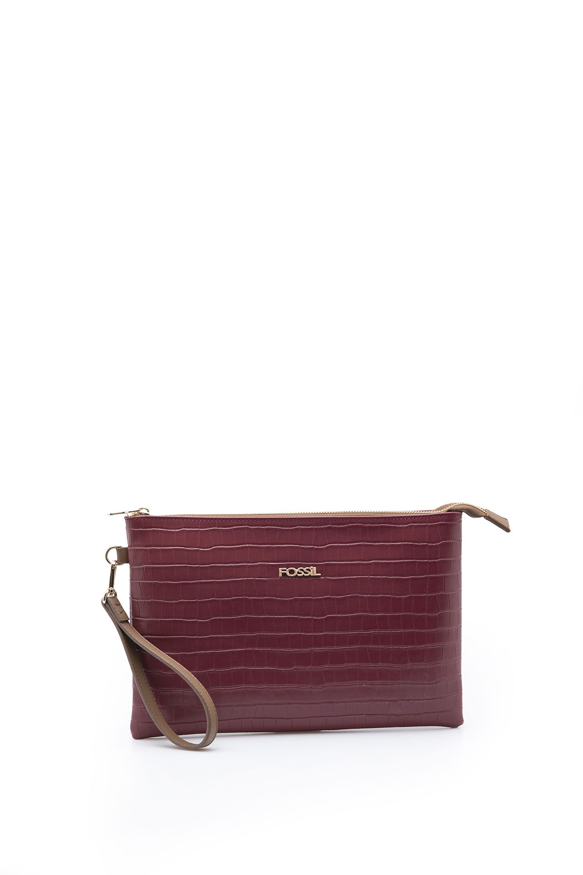 Dark red clutch best sale purse