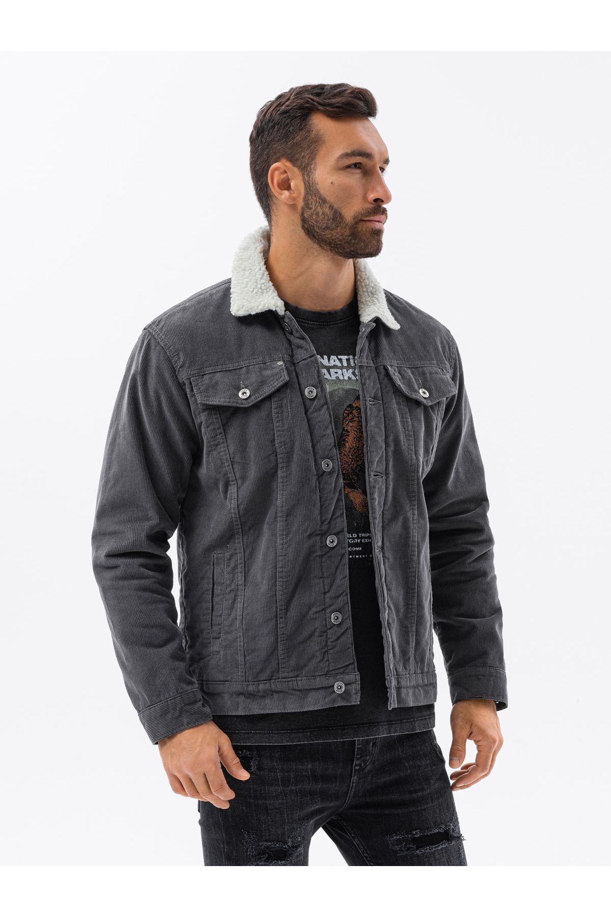 OMBRE-Jacke C524 - schwarz 4