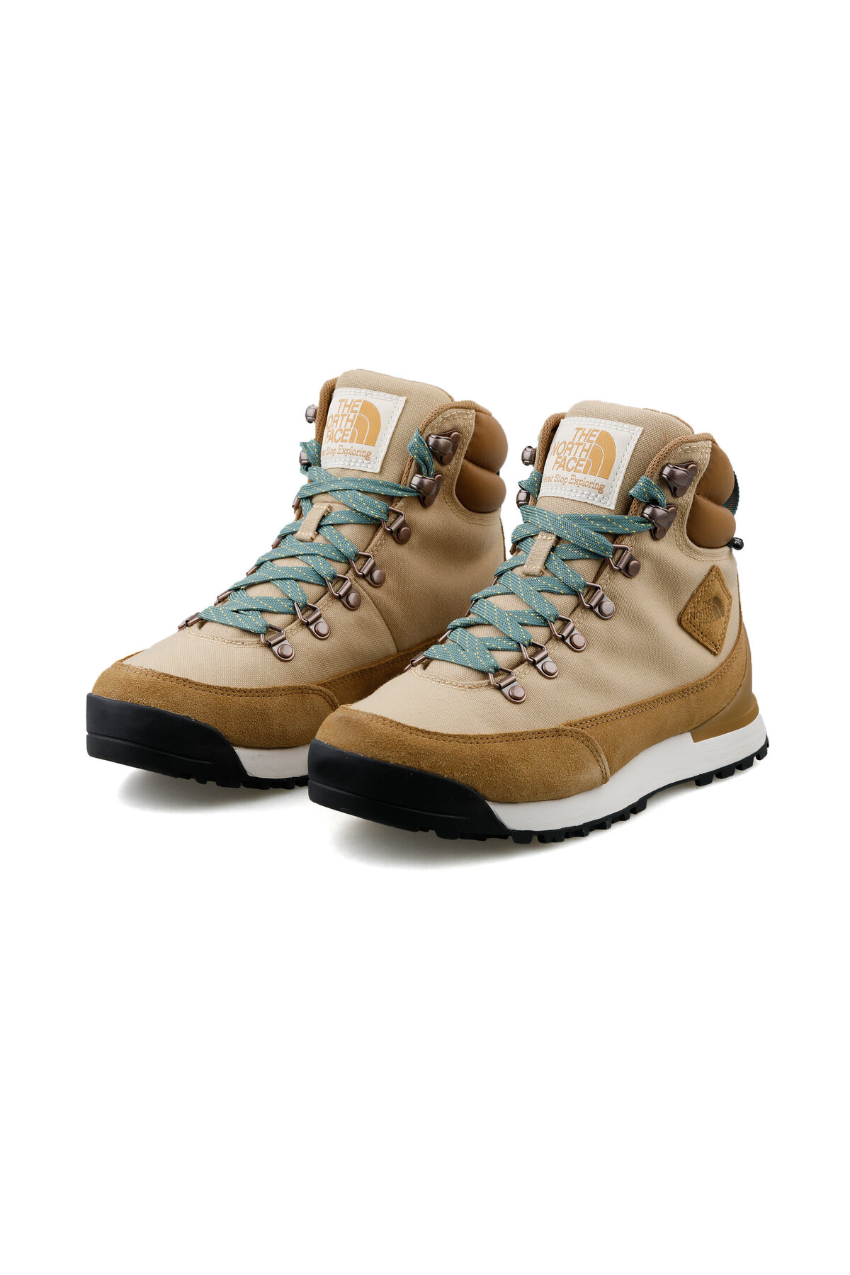 اسنیکر The North Face اورجینال زنانه برند نورث فیس NF0A8179QV31 W Back-to-berkeley Iv Textile Wp Women's Trekking Boots and Shoes Nf0a8179qv31 Cream - تصویر 3
