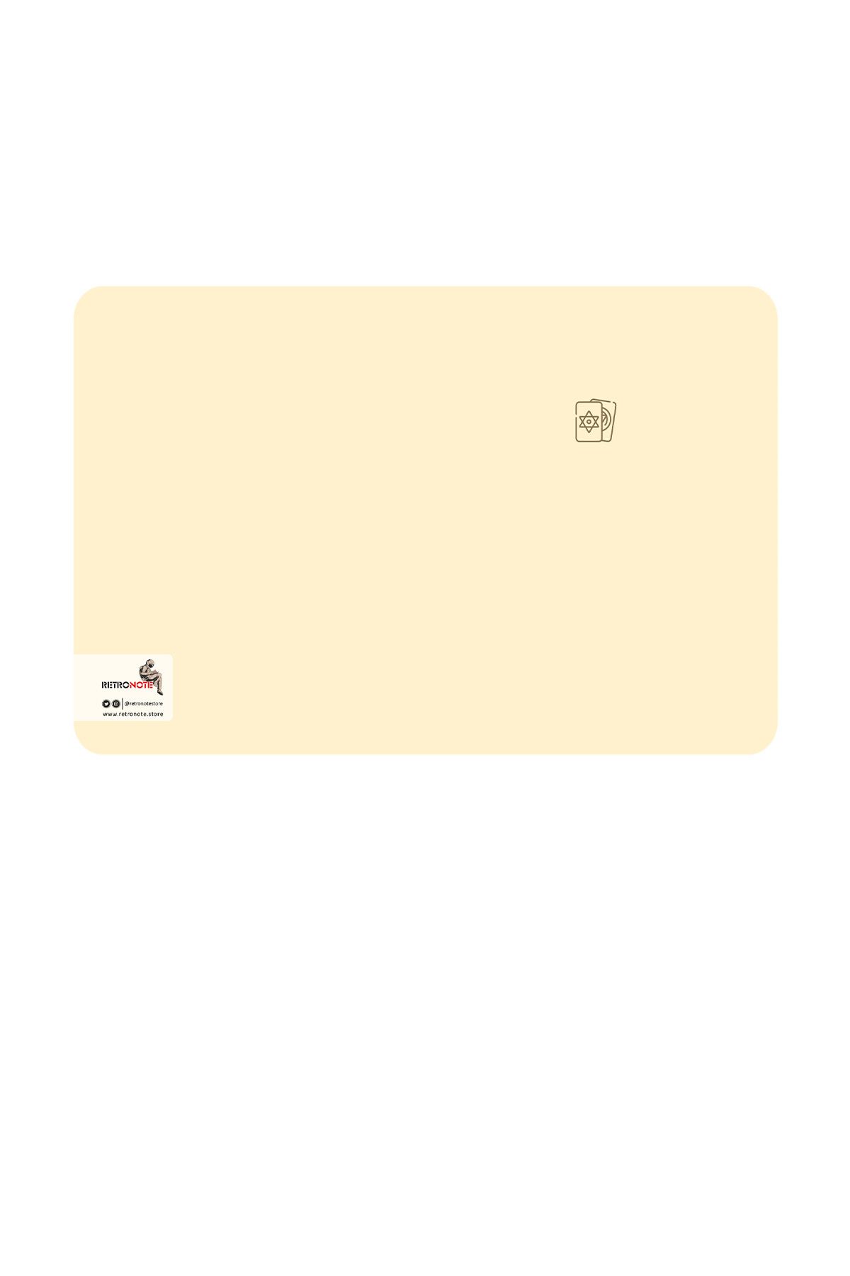 retronote-Magic Notebooks Series - Unlined - 4 Notebooks - 48 Pages - 10,5x14cm 4