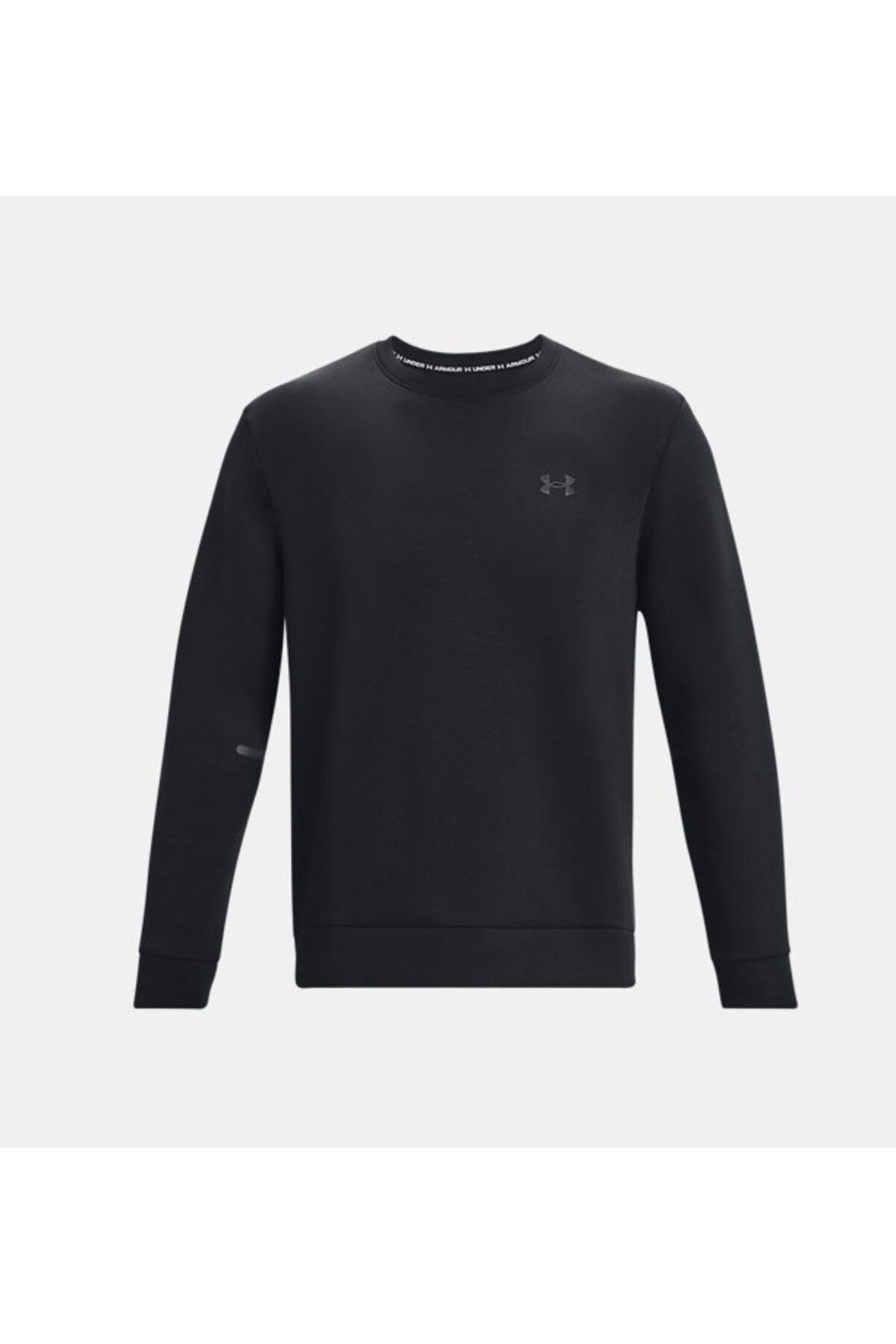 سویشرت مشکی مردانه یقه دوچرخه غیر قابل توقف UA 1381688 001 Under Armour